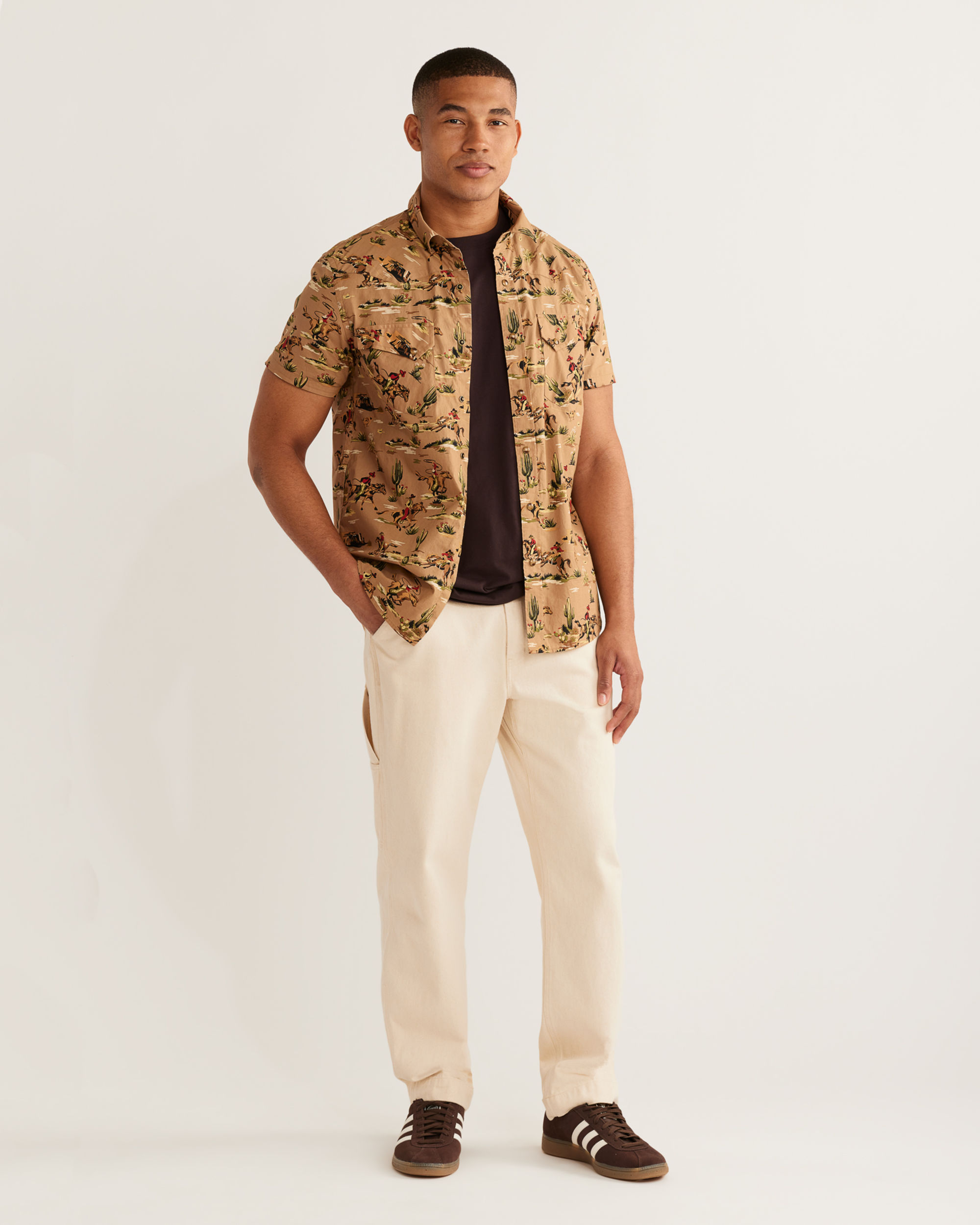 MEN'S SHORT-SLEEVE LARAMIE SNAP-FRONT SHIRT