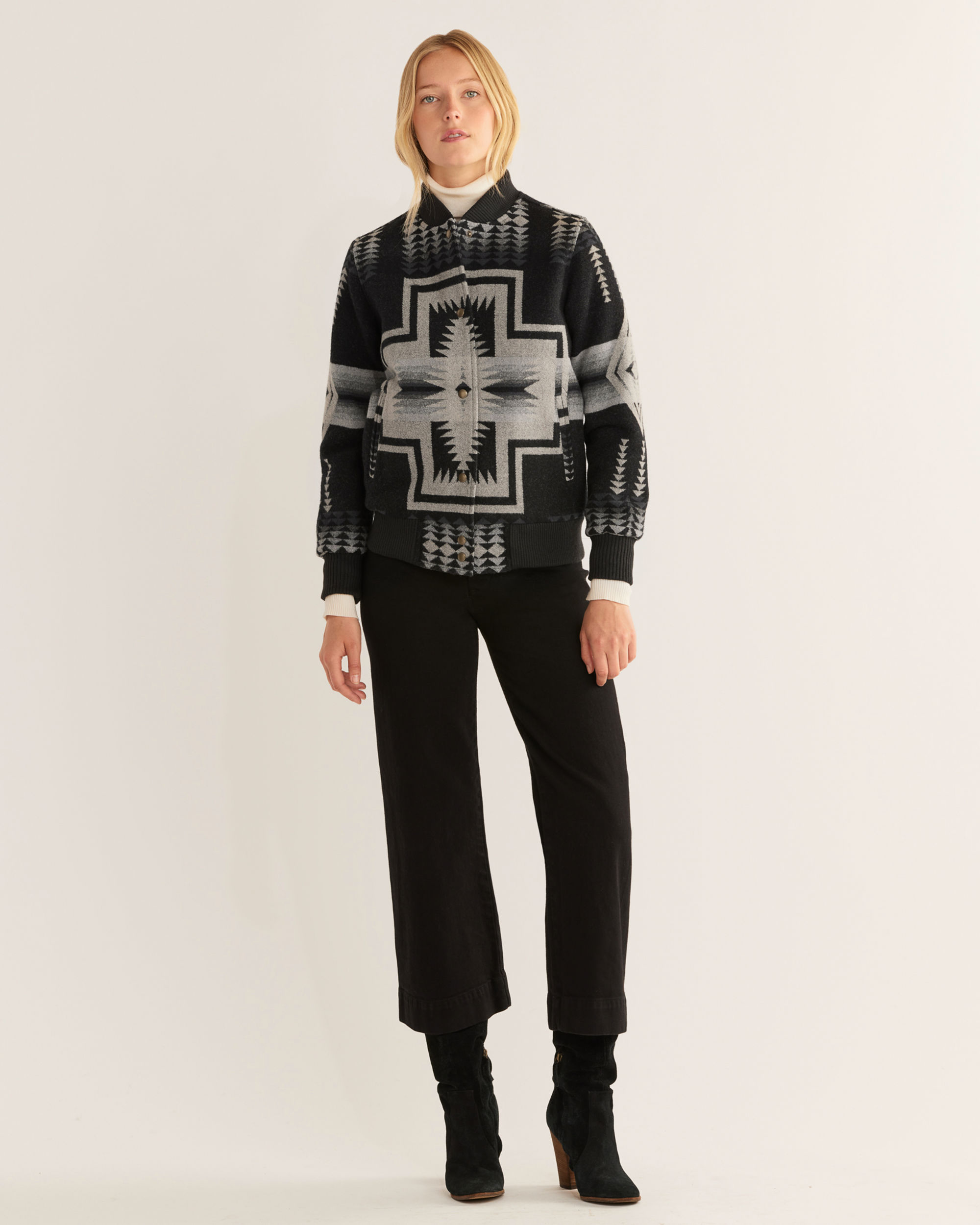 WOMEN'S HARDING WOOL BOMBER