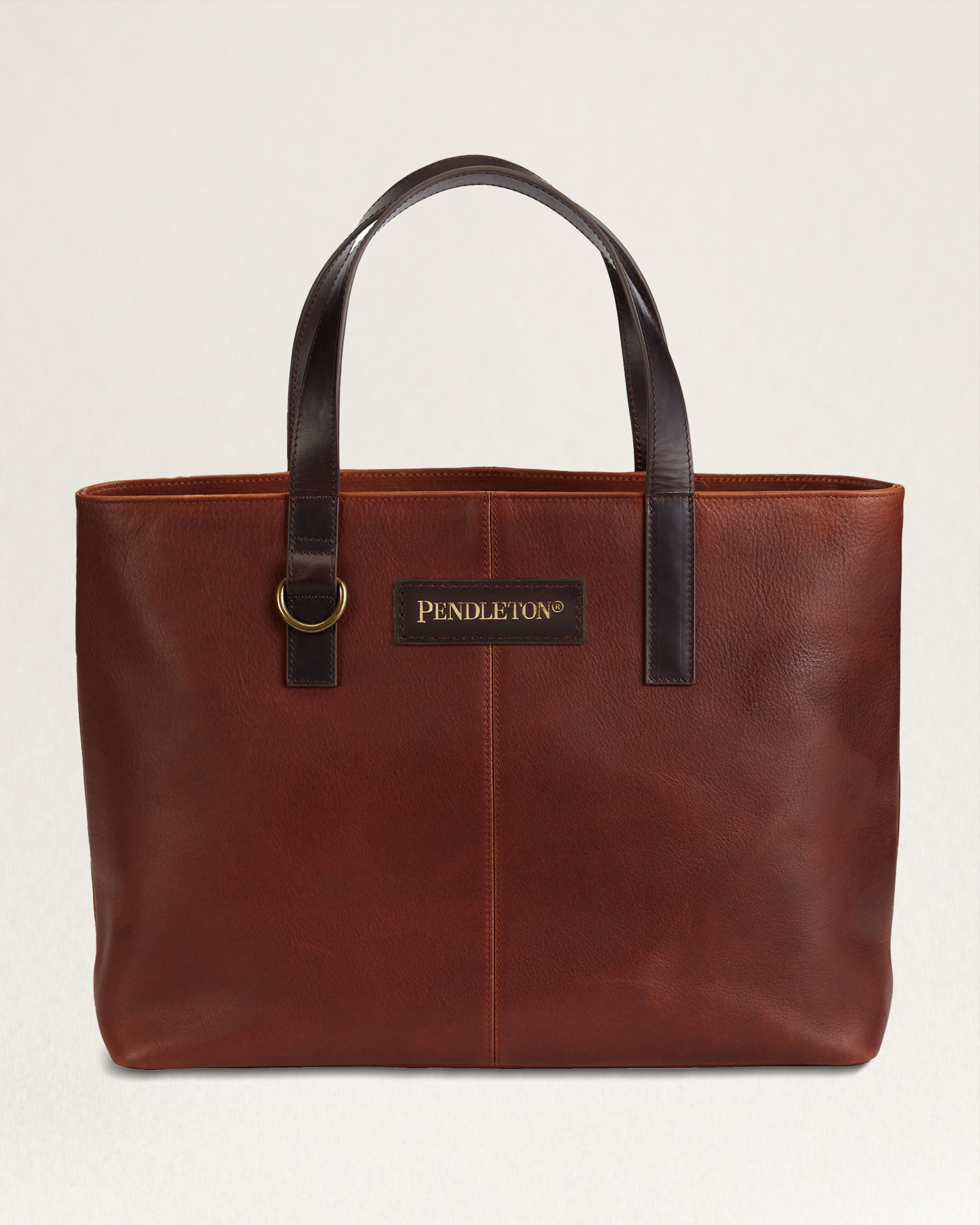 DESERT DAWN WOOL/LEATHER SHOULDER TOTE