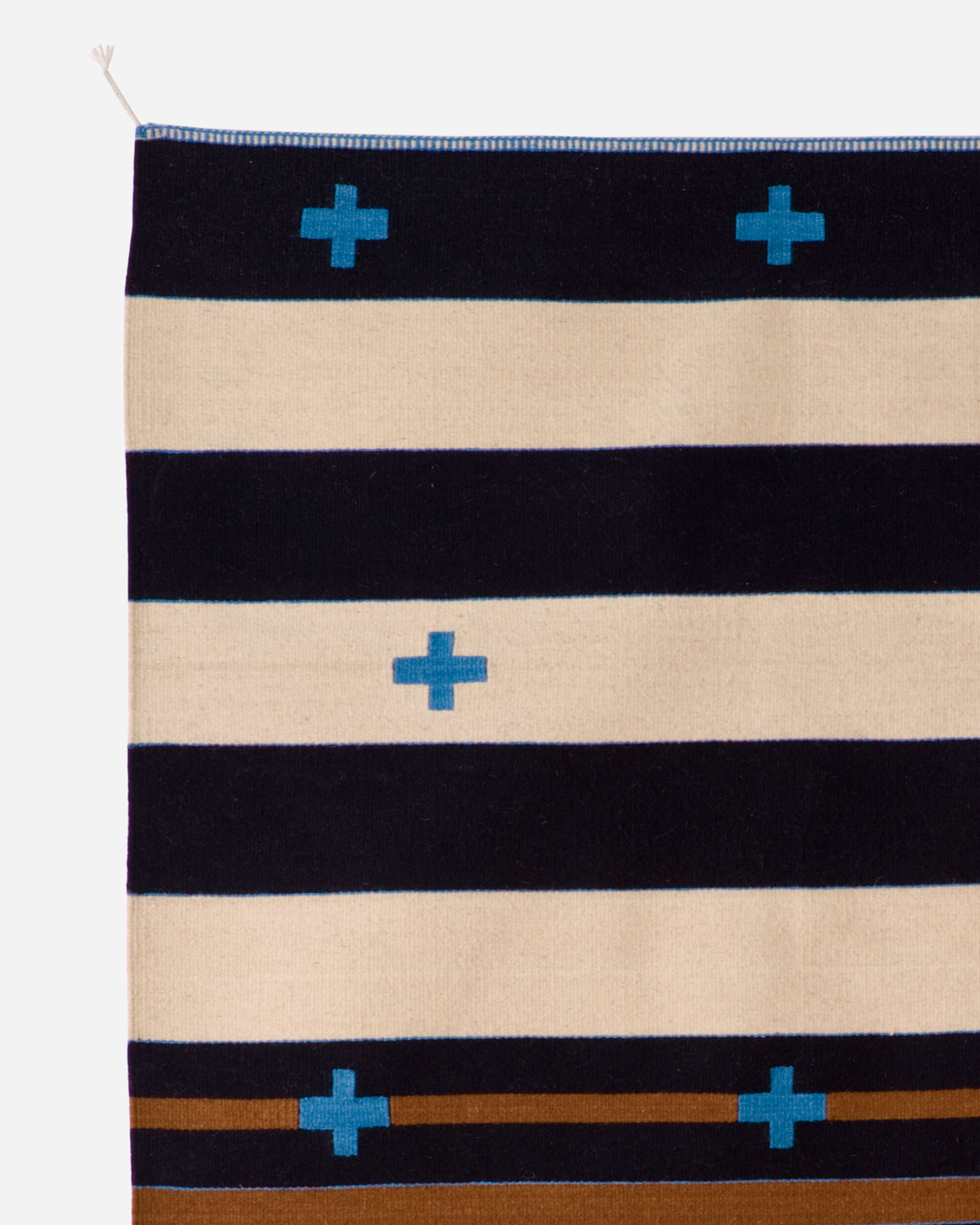 TURQUOISE CROSSES RUG