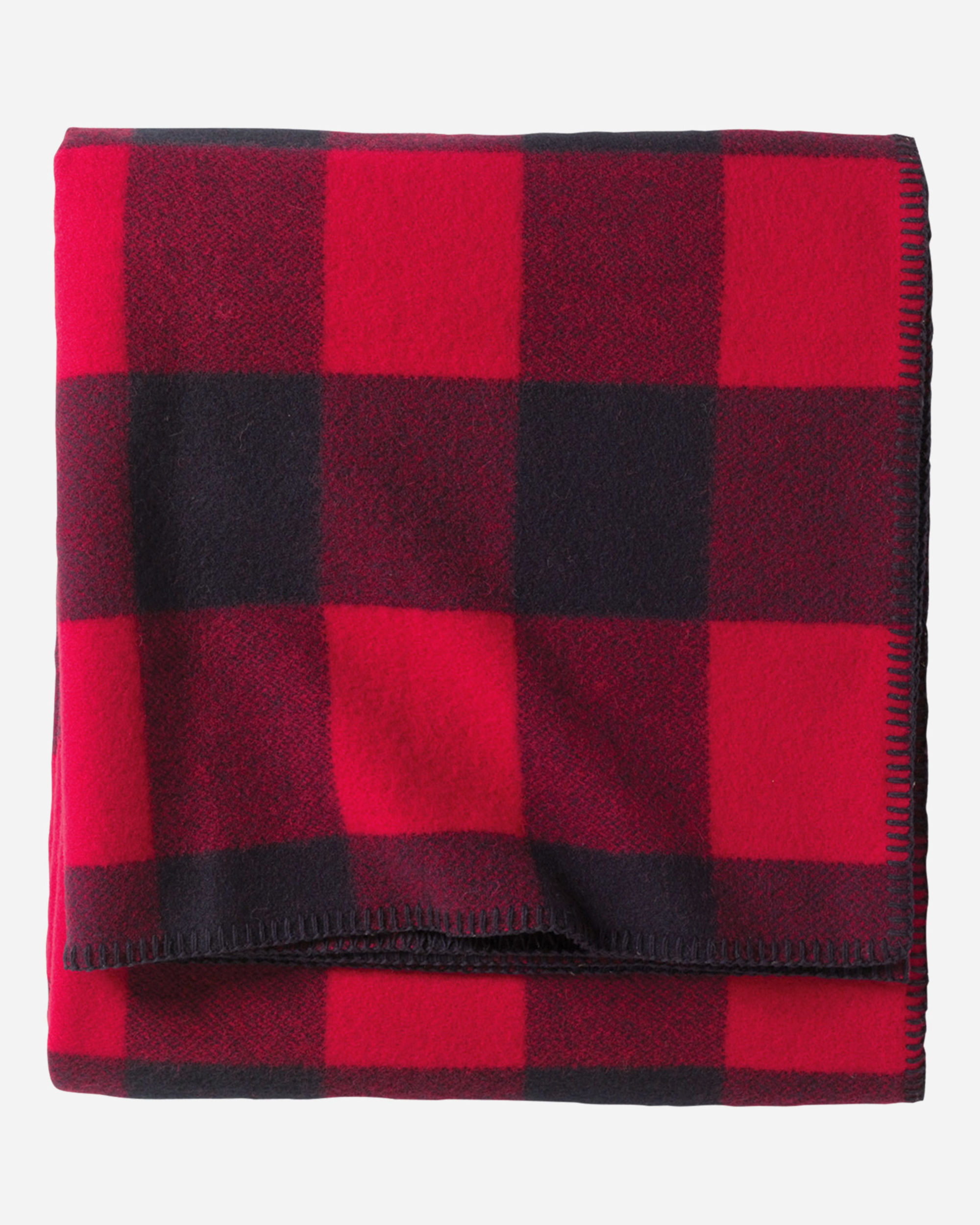 ECO-WISE WOOL PLAID/STRIPE BLANKET