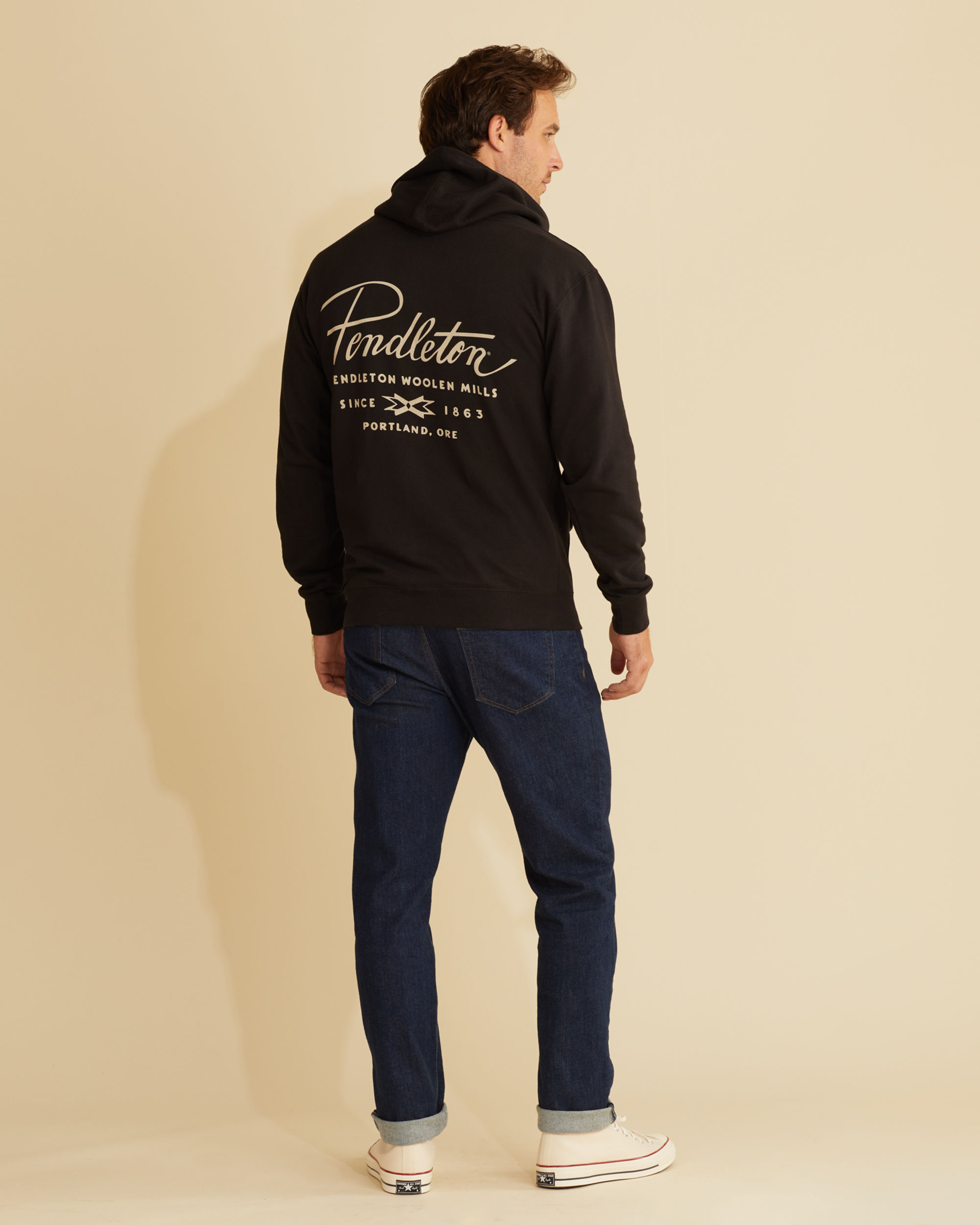 MEN'S HERITAGE ANTIQUE LOGO HOODIE