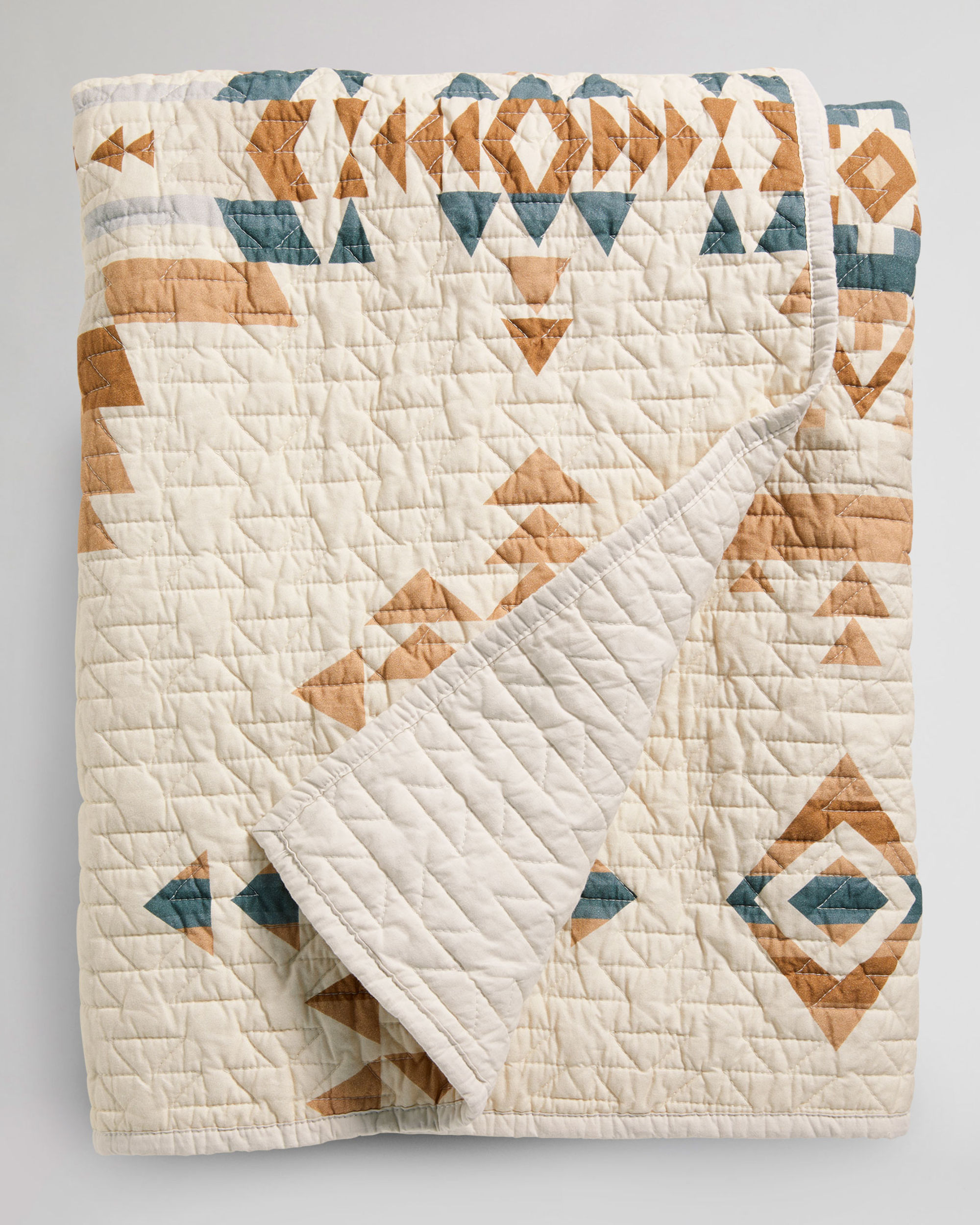 ROCK POINT PRINTED COVERLET SET