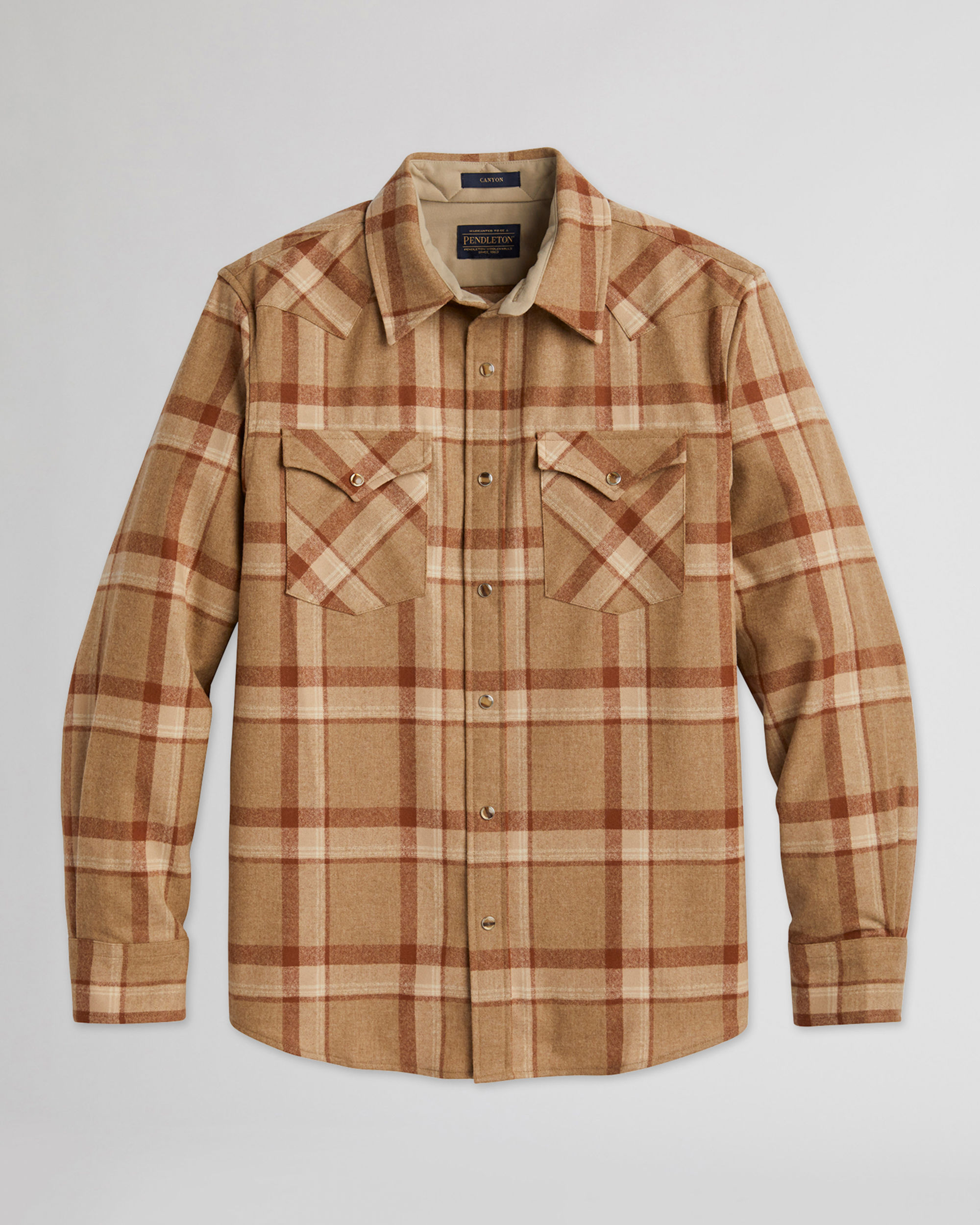 MEN'S PLAID SNAP-FRONT WESTERN CANYON SHIRT
