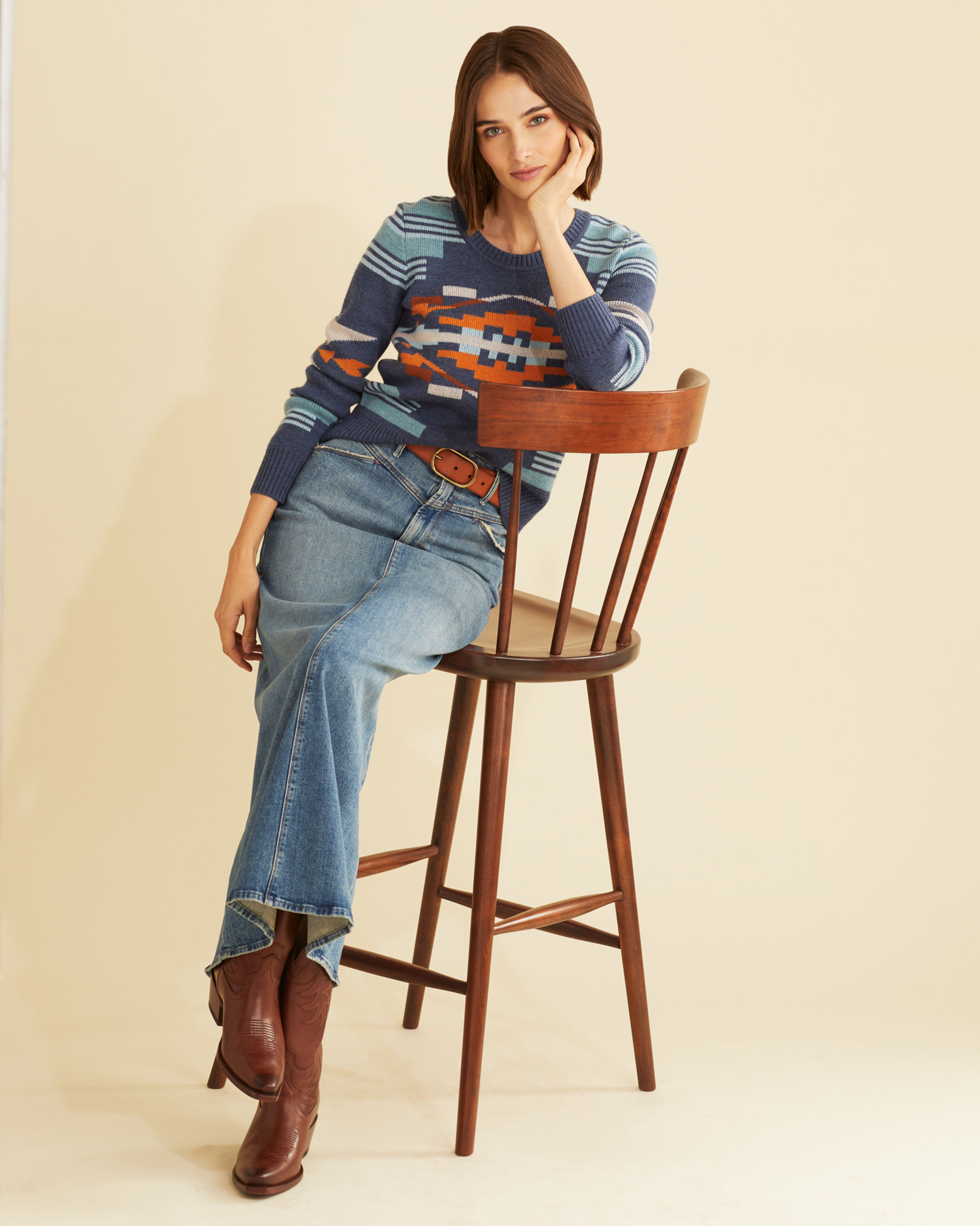 WOMEN'S HERITAGE MERINO SWEATER