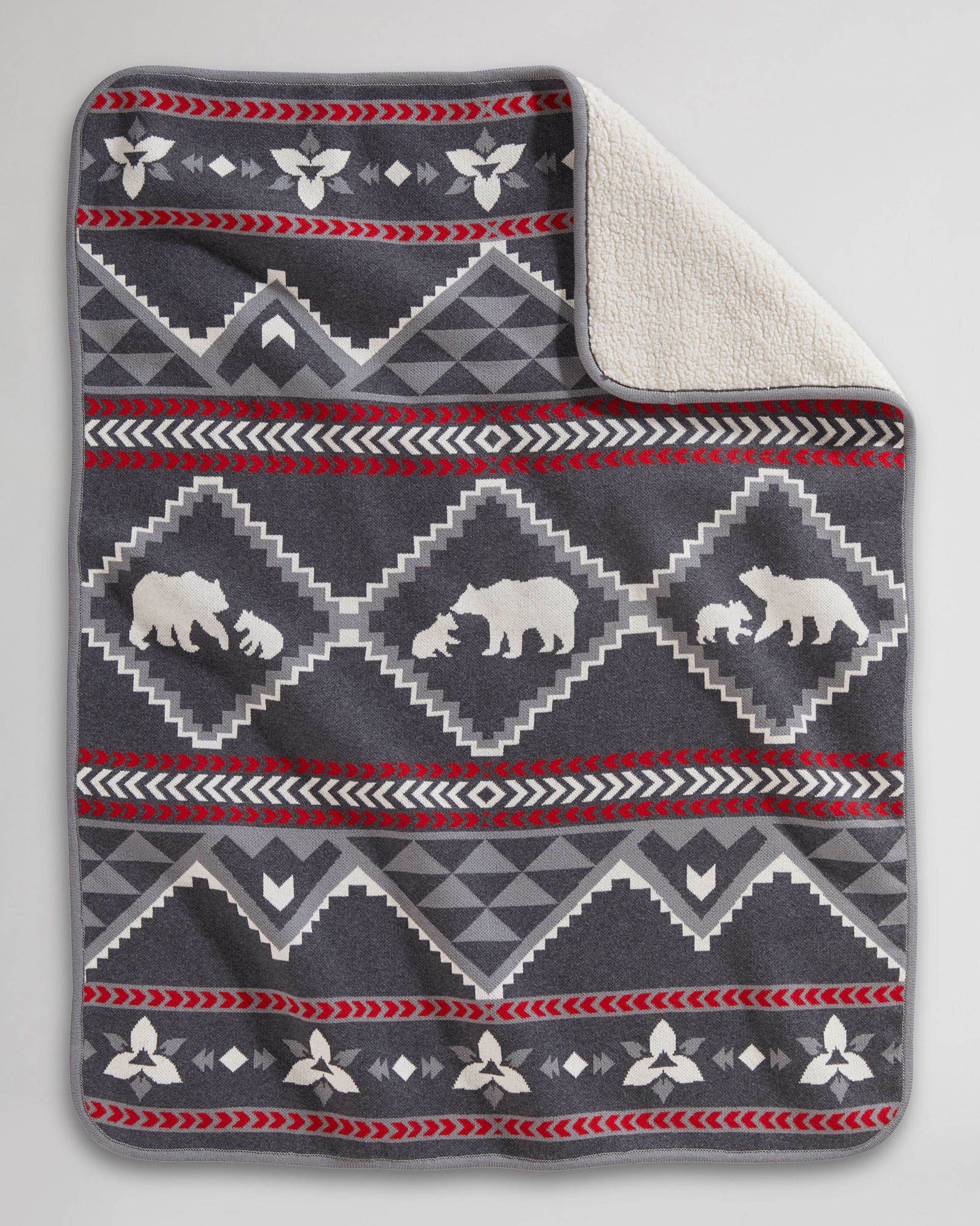 LOST TRAIL SHERPA STROLLER BLANKET