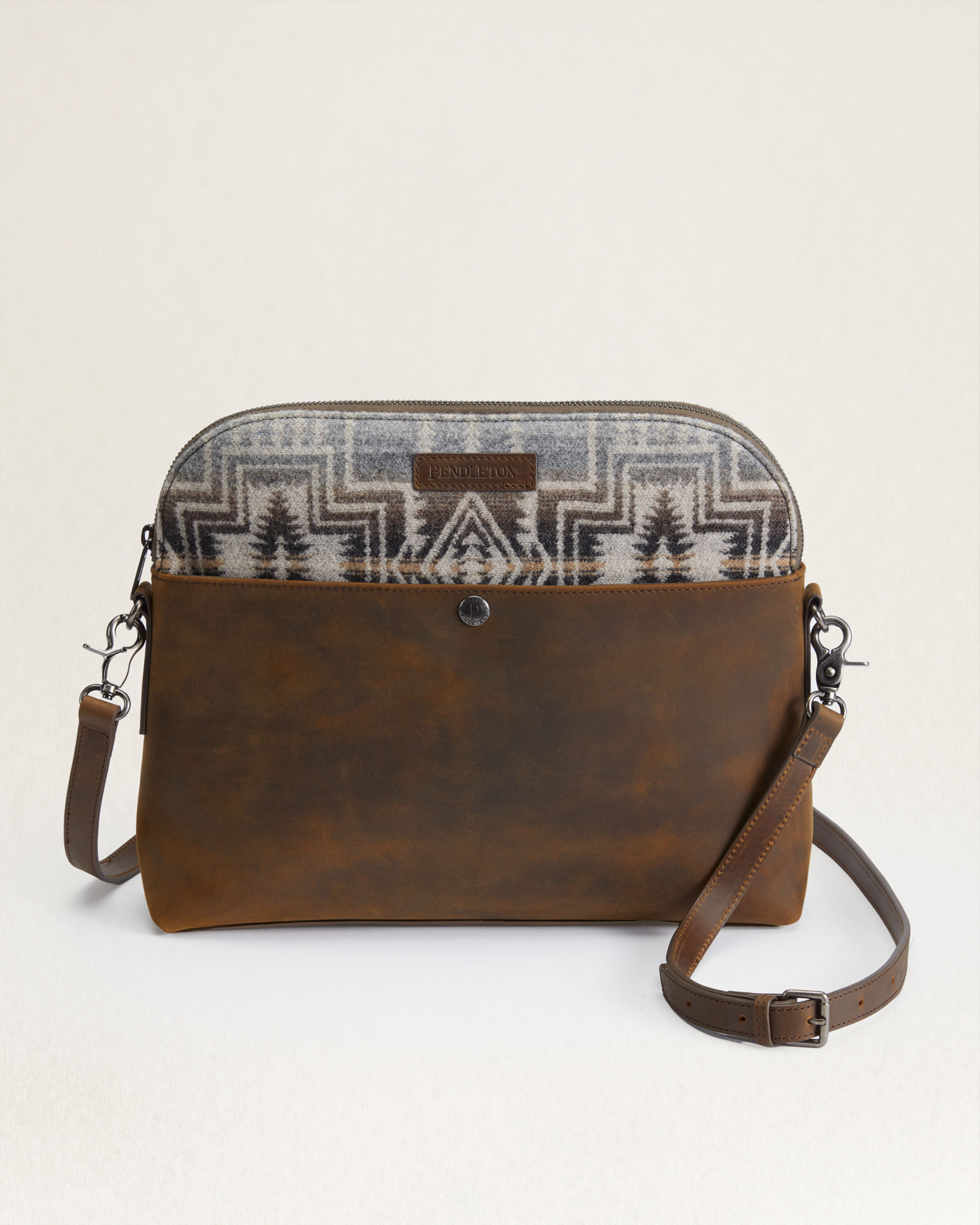 HARDING STAR WOOL/LEATHER CROSSBODY BAG