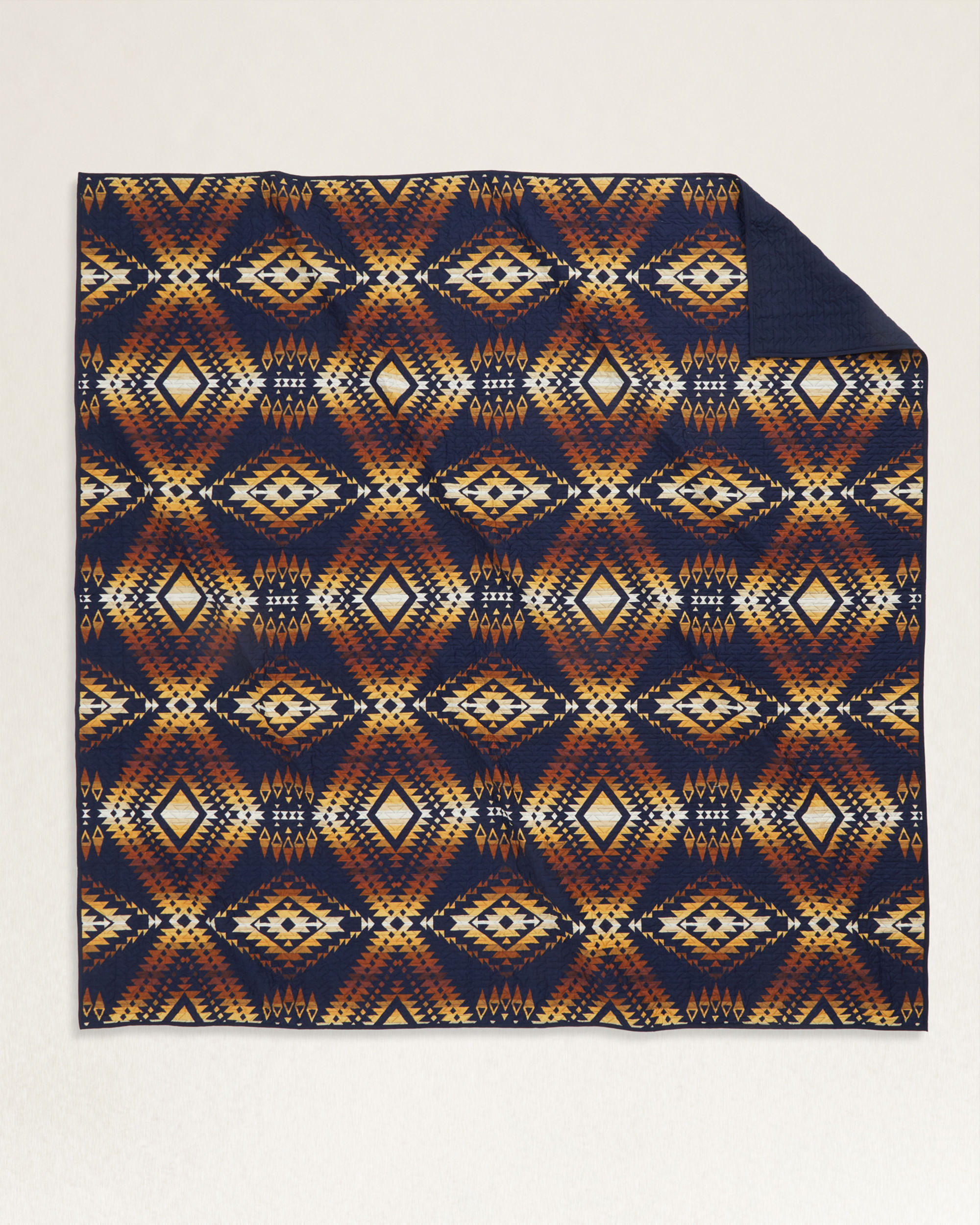 MISSION TRAILS PRINTED COVERLET SET
