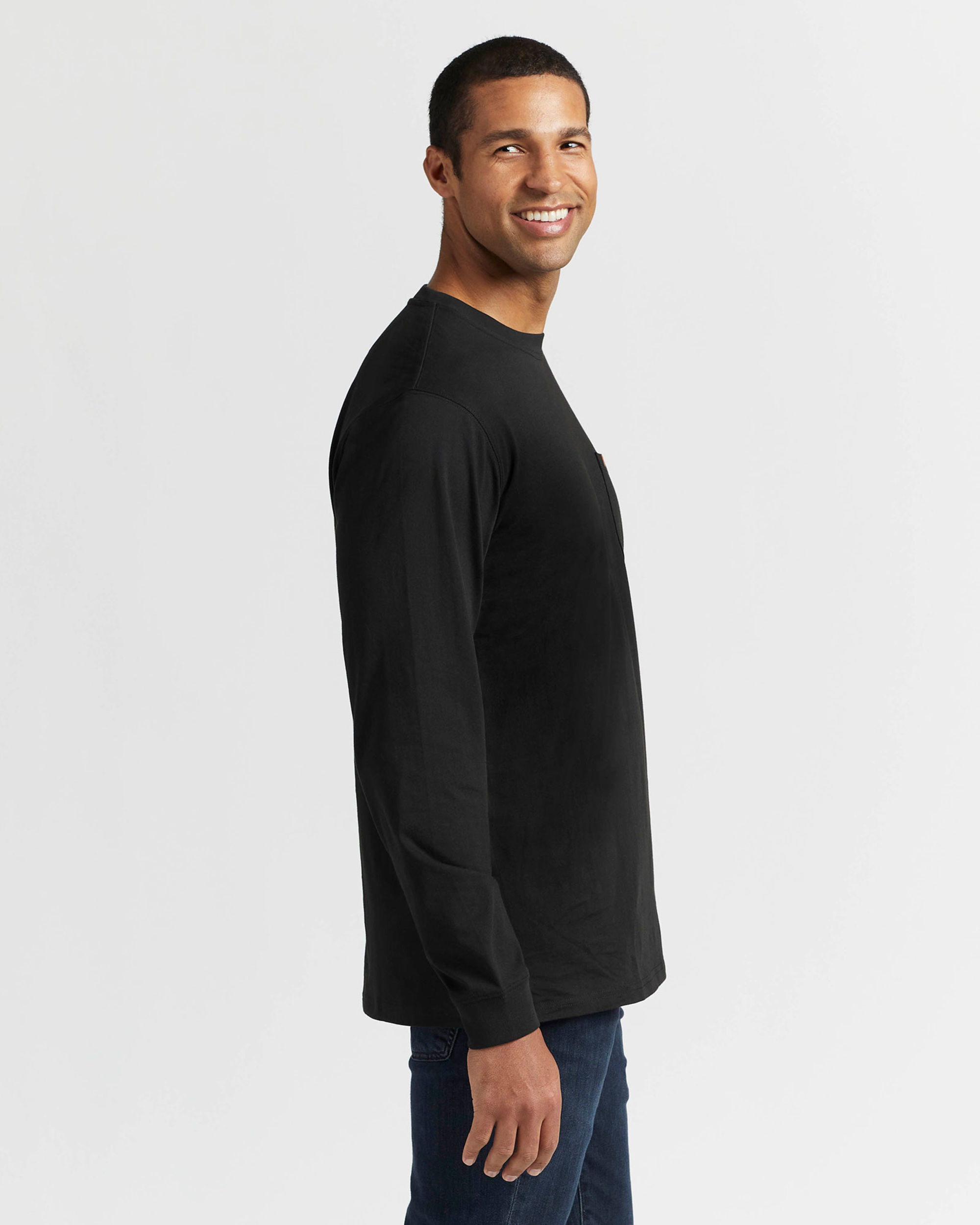 MEN'S LONG-SLEEVE DESCHUTES POCKET TEE
