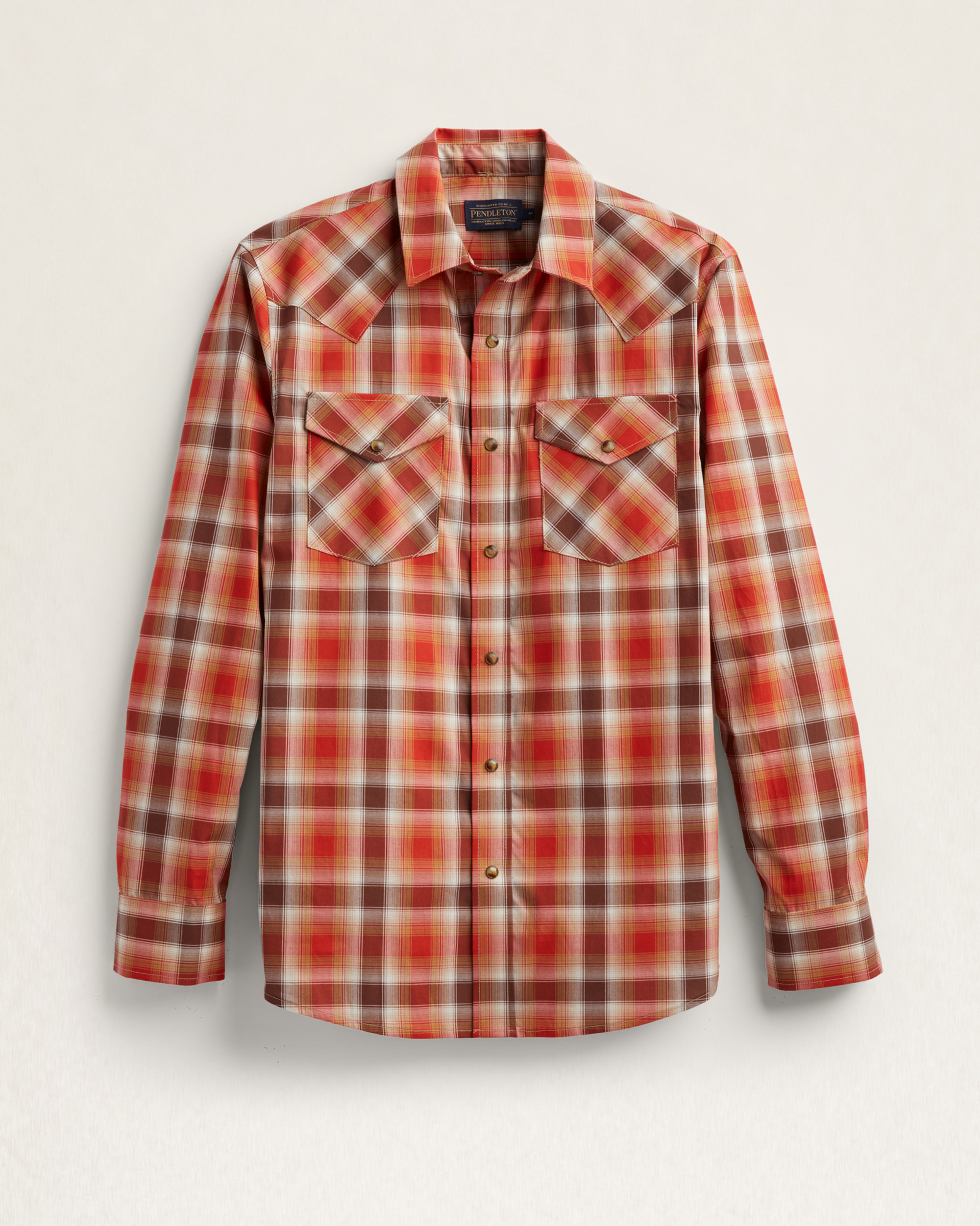 MEN'S LONG-SLEEVE BISHOP COTTON SHIRT