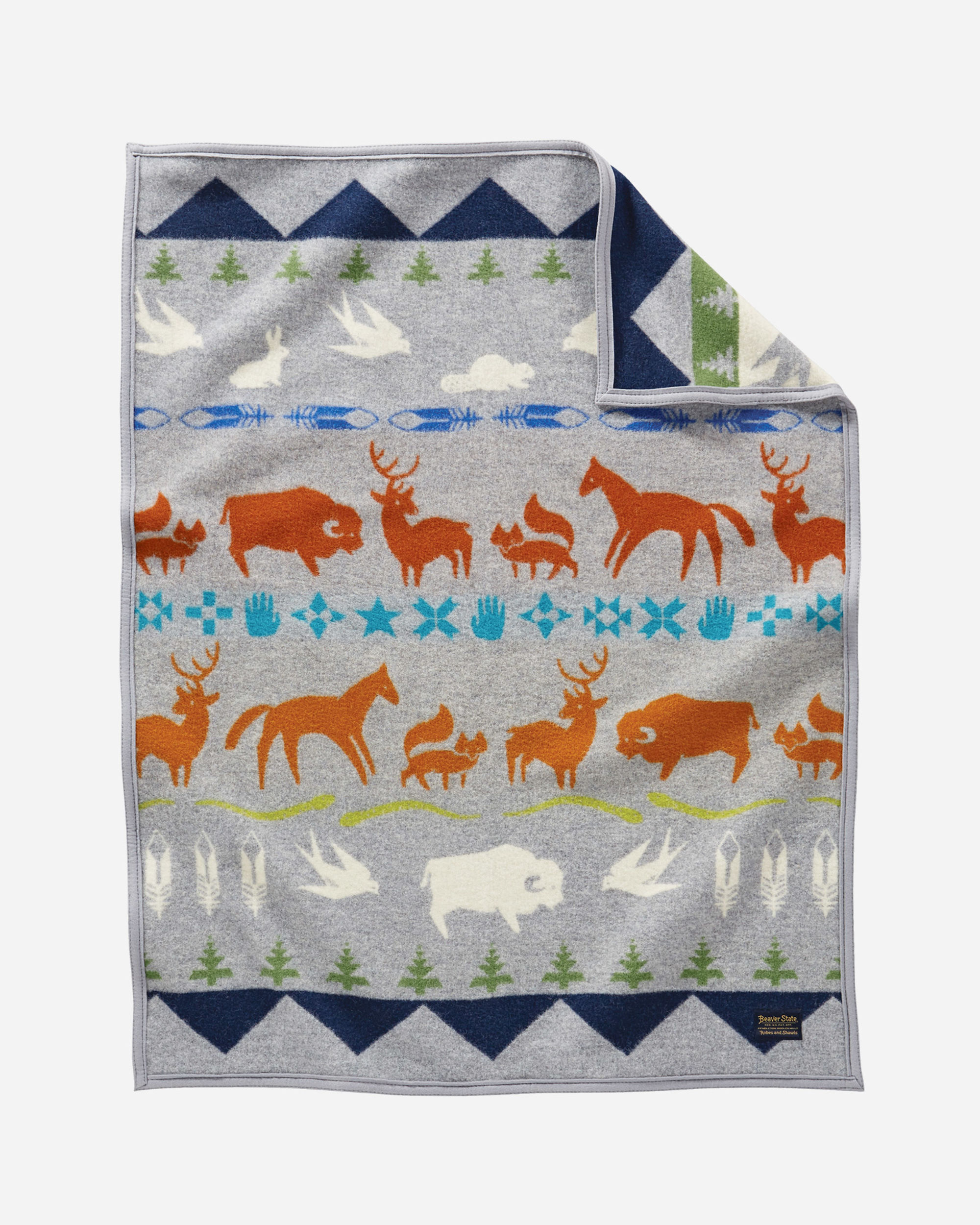 SHARED PATHS CRIB BLANKET