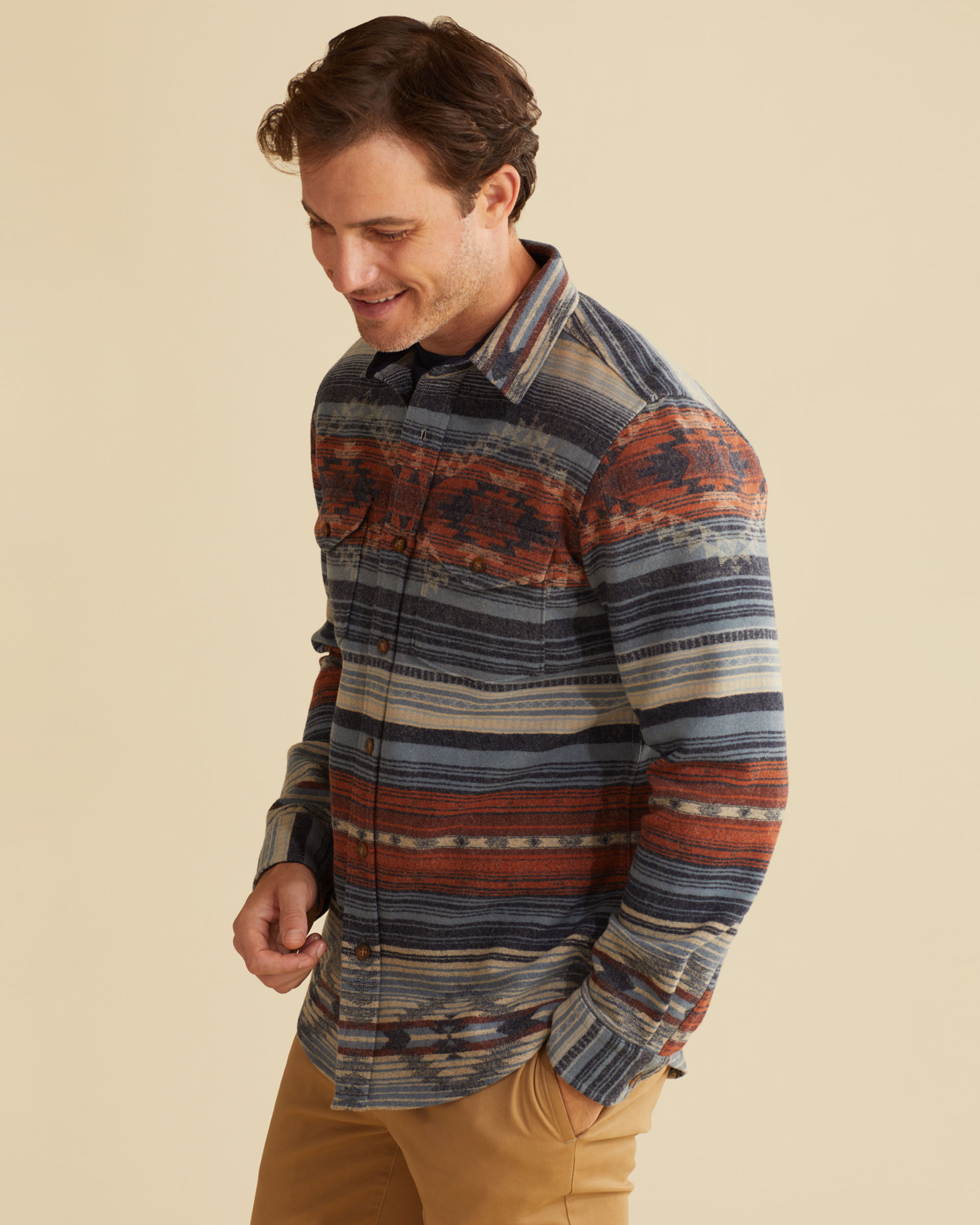 MEN'S FITTED LA PINE OVERSHIRT