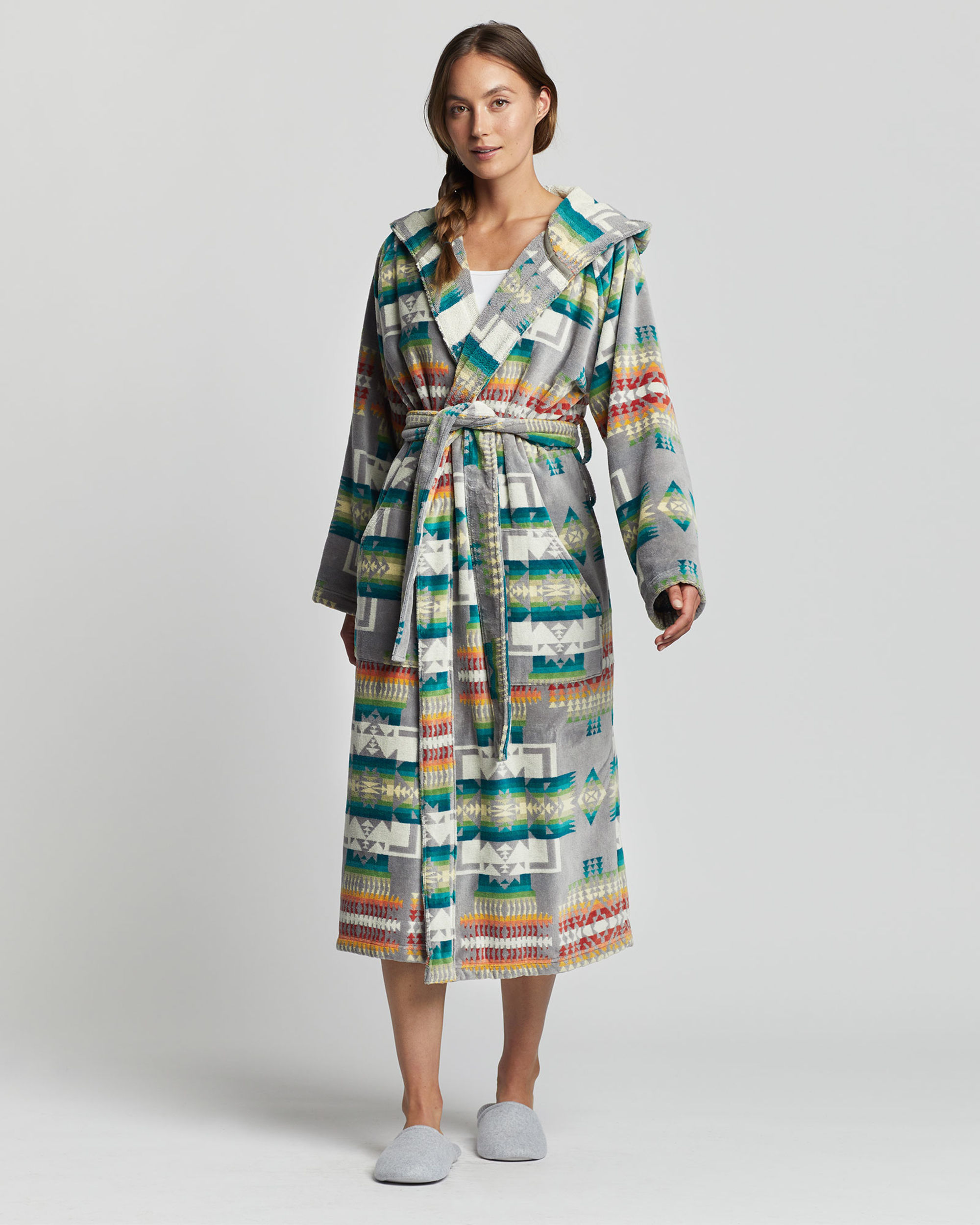 UNISEX COTTON TERRY VELOUR ROBE