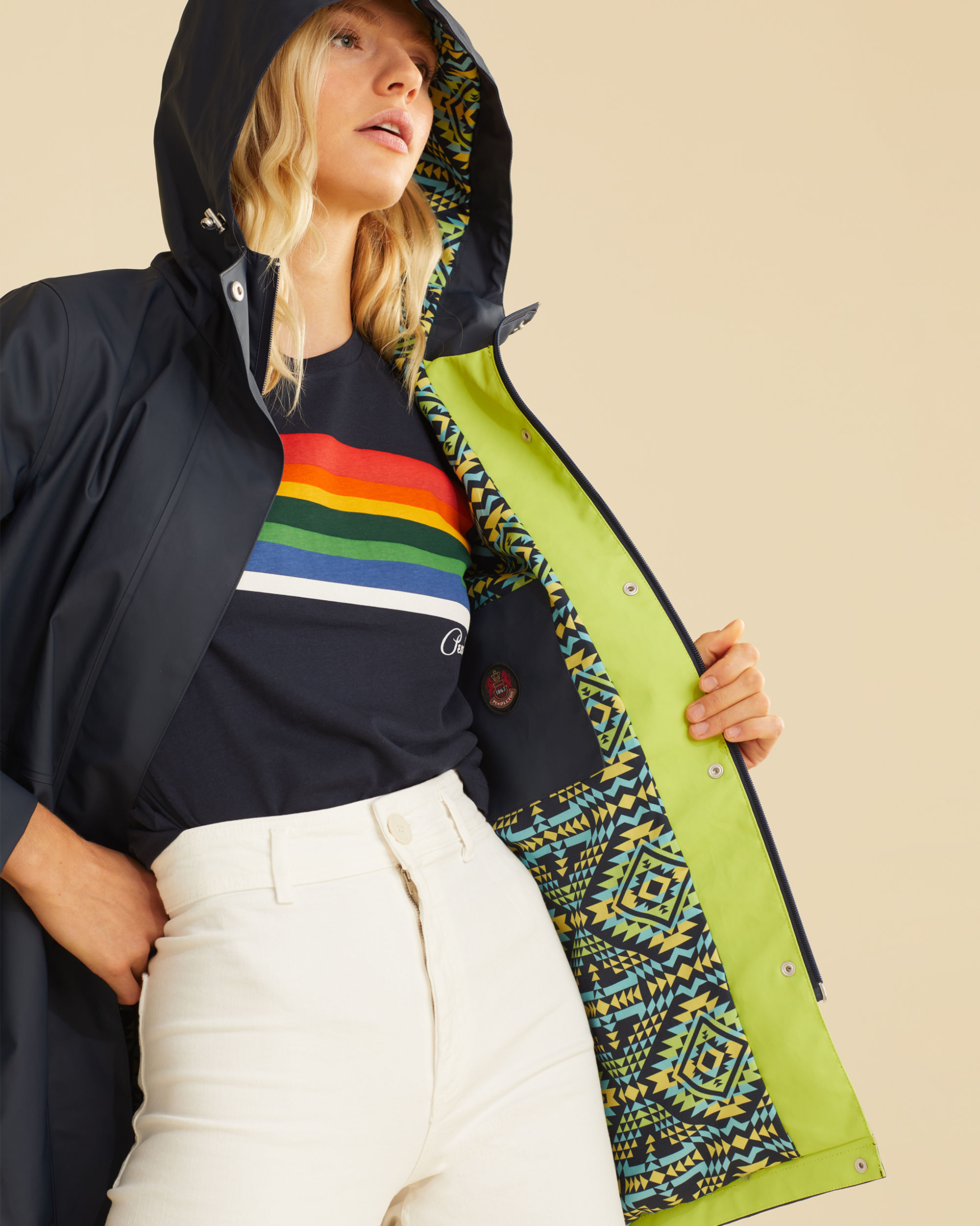 WOMEN'S WATERPROOF SORREL RAIN JACKET