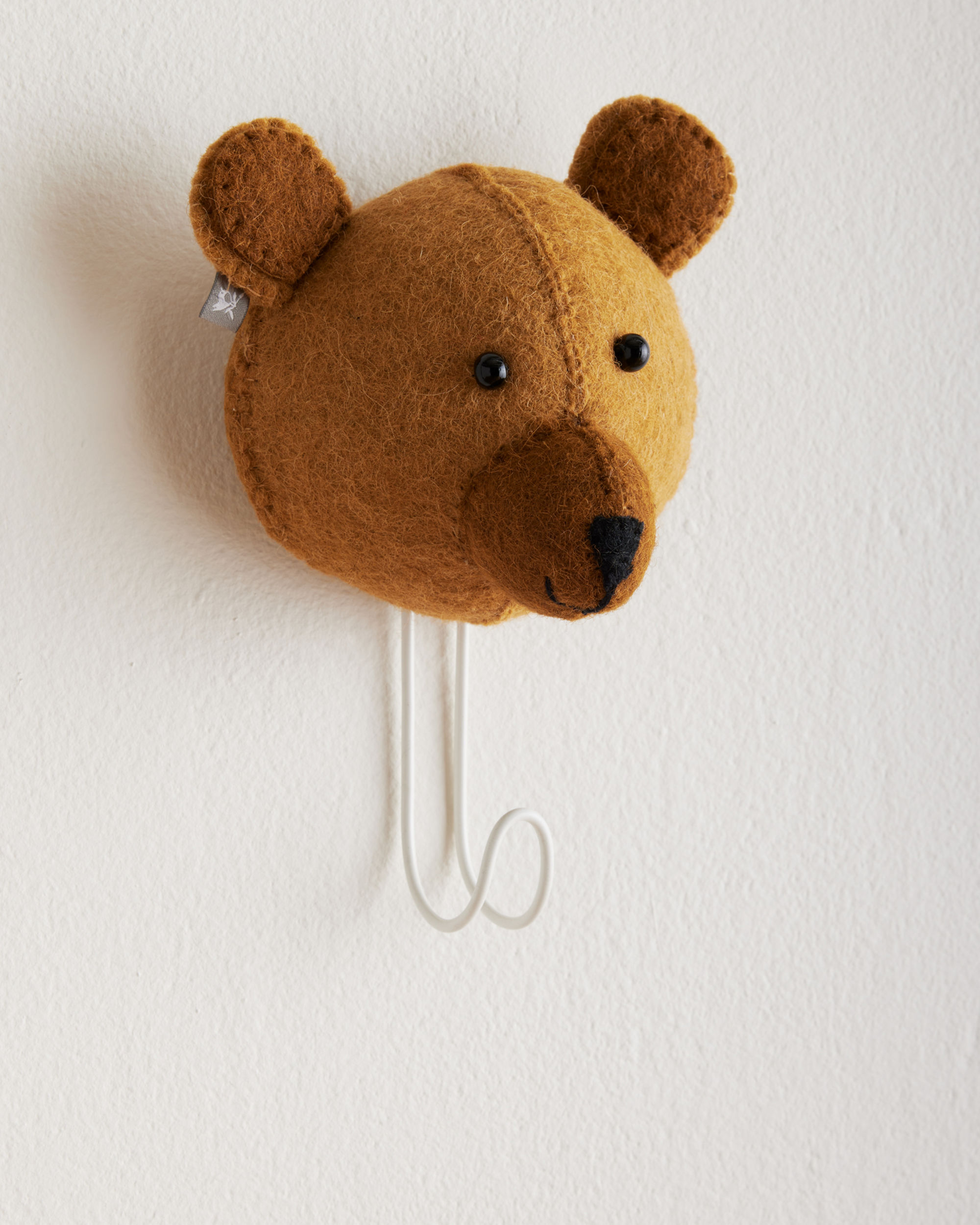 BEAR CUB HEAD COAT HOOK