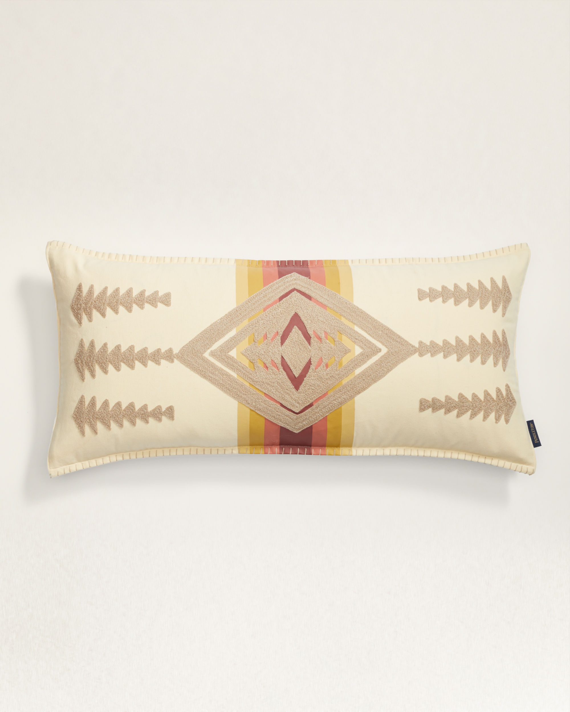HARDING EMBROIDERED HUG PILLOW