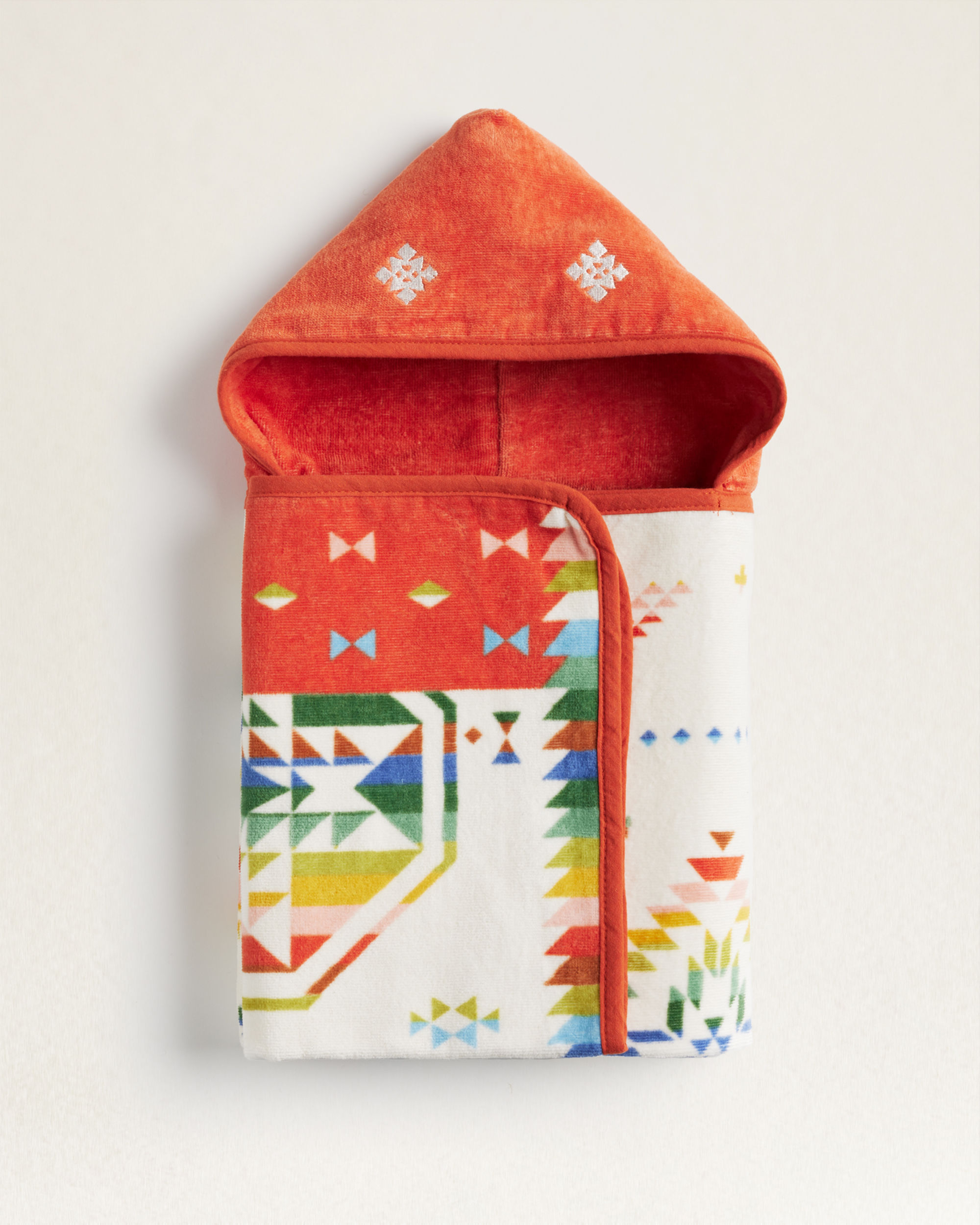 WILD BLOOMS HOODED BABY TOWEL