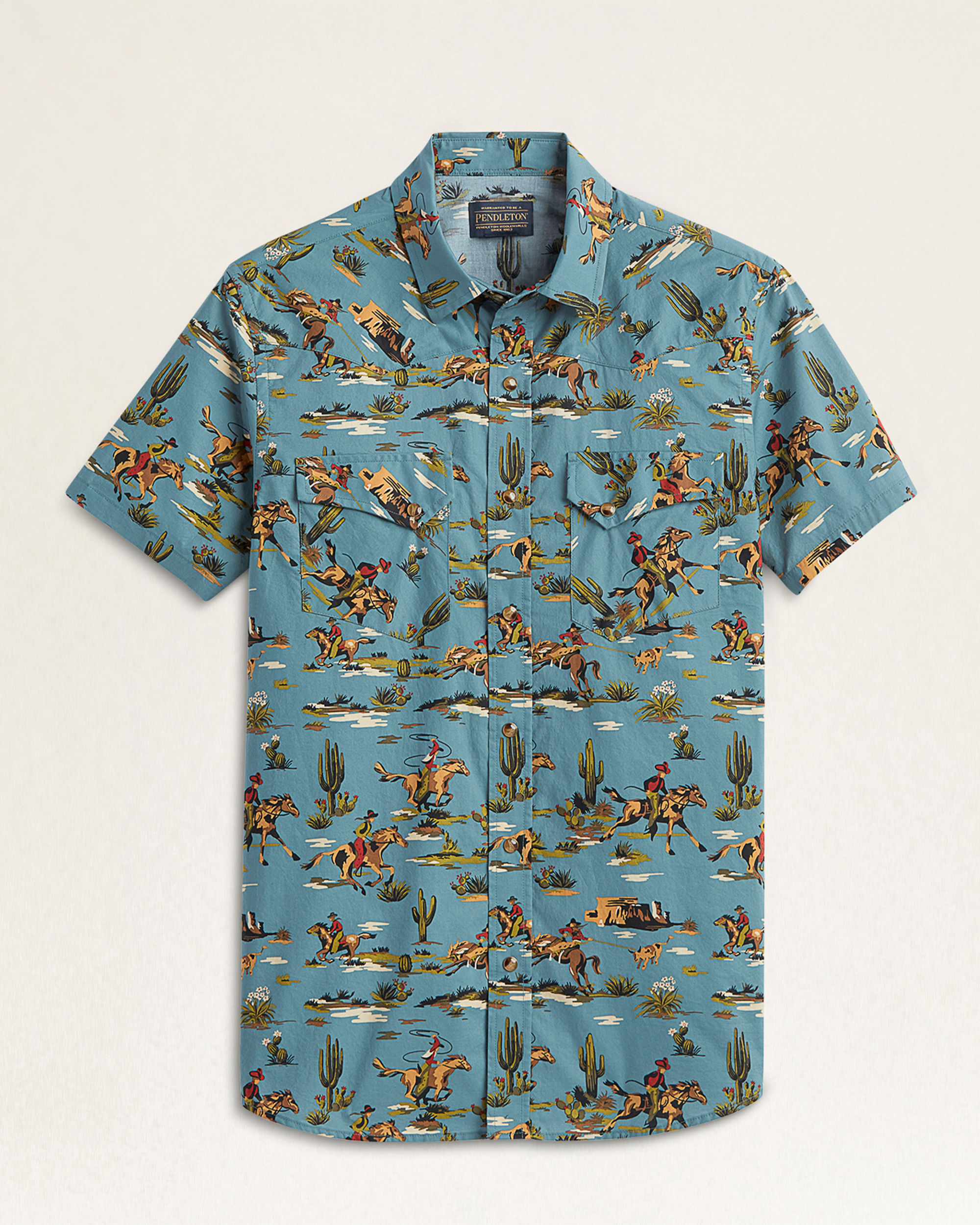 MEN'S SHORT-SLEEVE LARAMIE SNAP-FRONT SHIRT