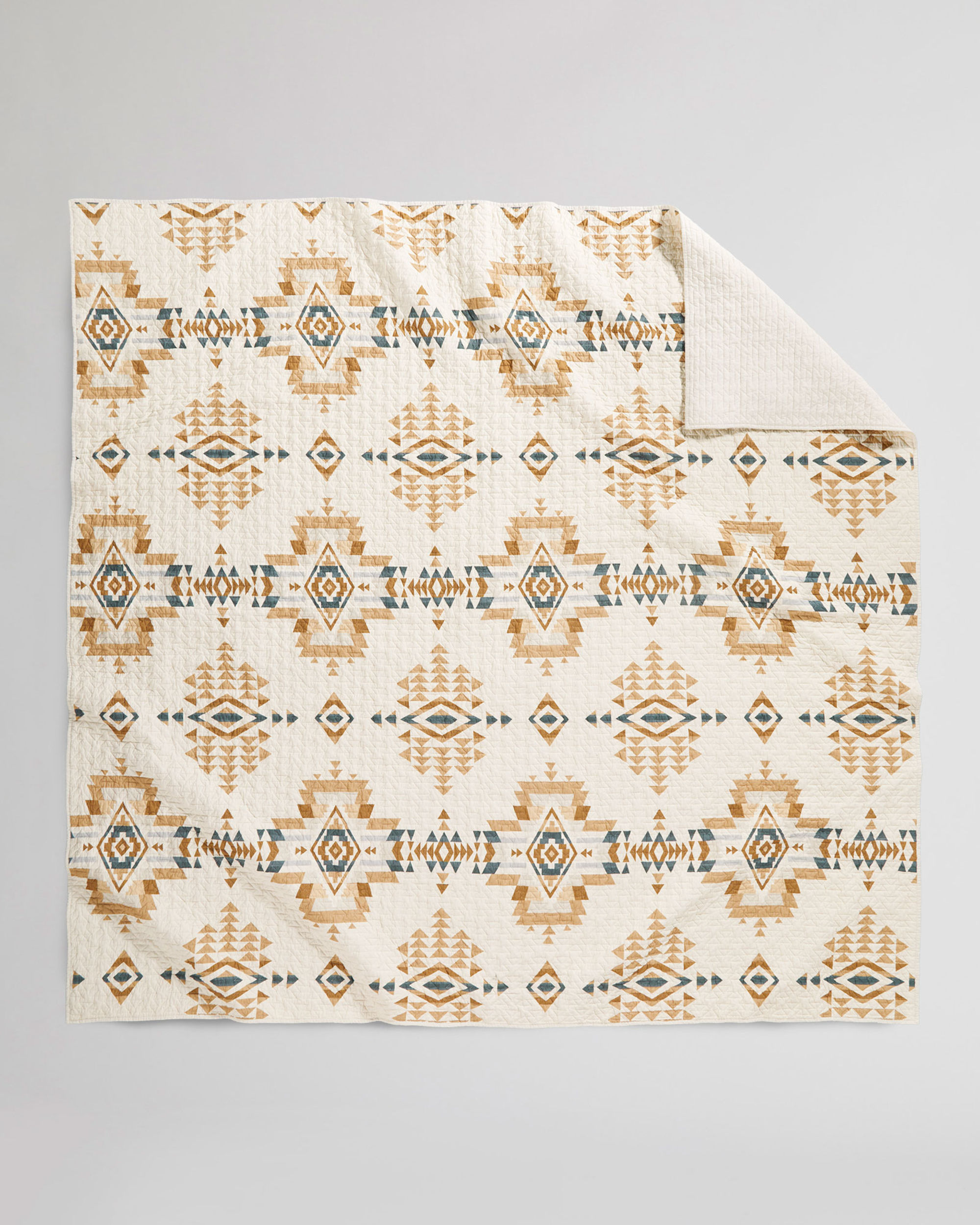 ROCK POINT PRINTED COVERLET SET