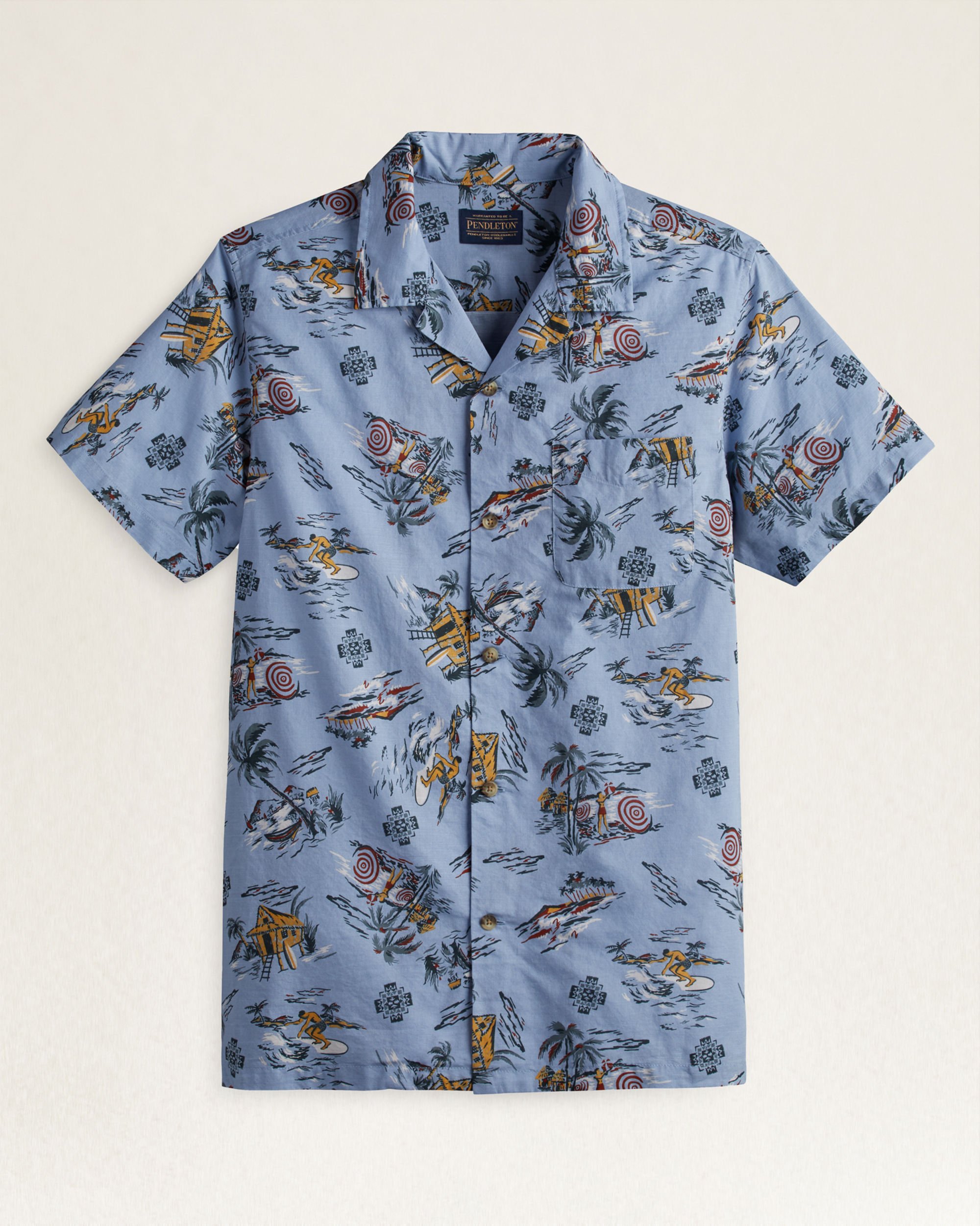 MEN'S SHORT-SLEEVE PALMS ALOHA SHIRT