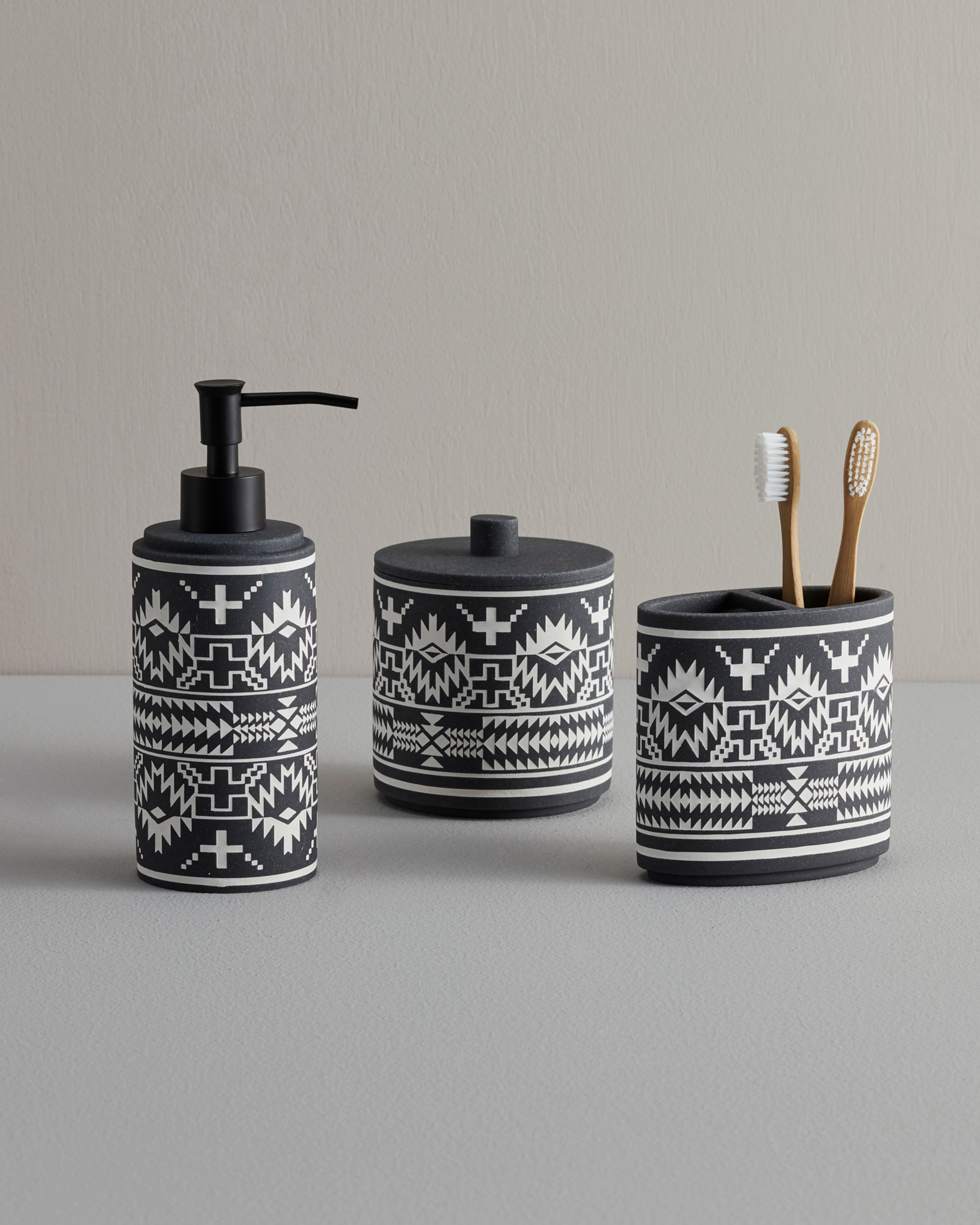 SPIDER ROCK 3 PIECE BATH ACCESSORY SET