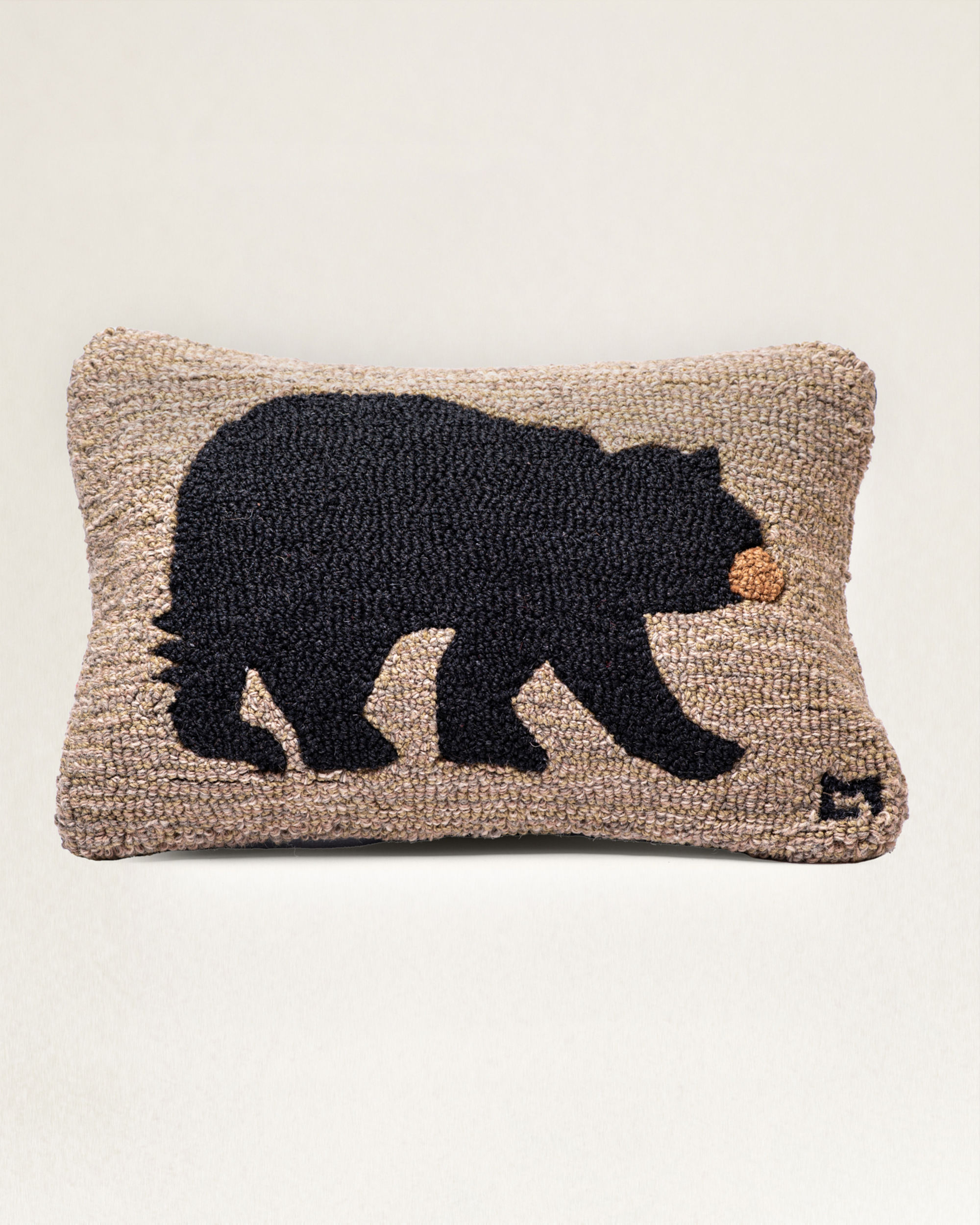 BEAR HOOKED LARGE HUG PILLOW