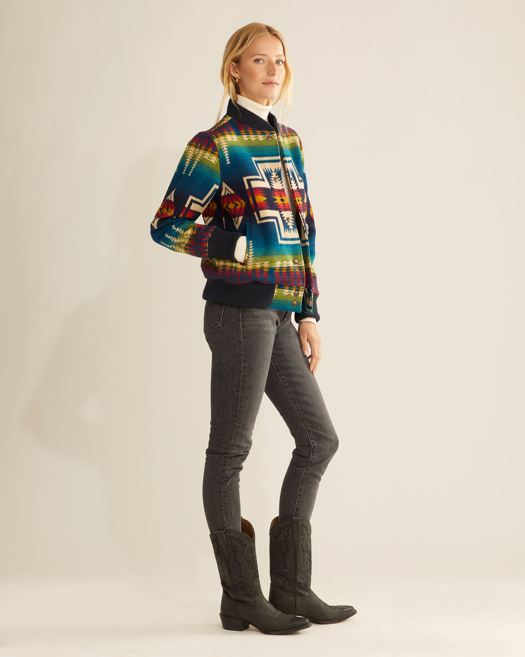 WOMEN'S LIMITED EDITION HARDING WOOL BOMBER