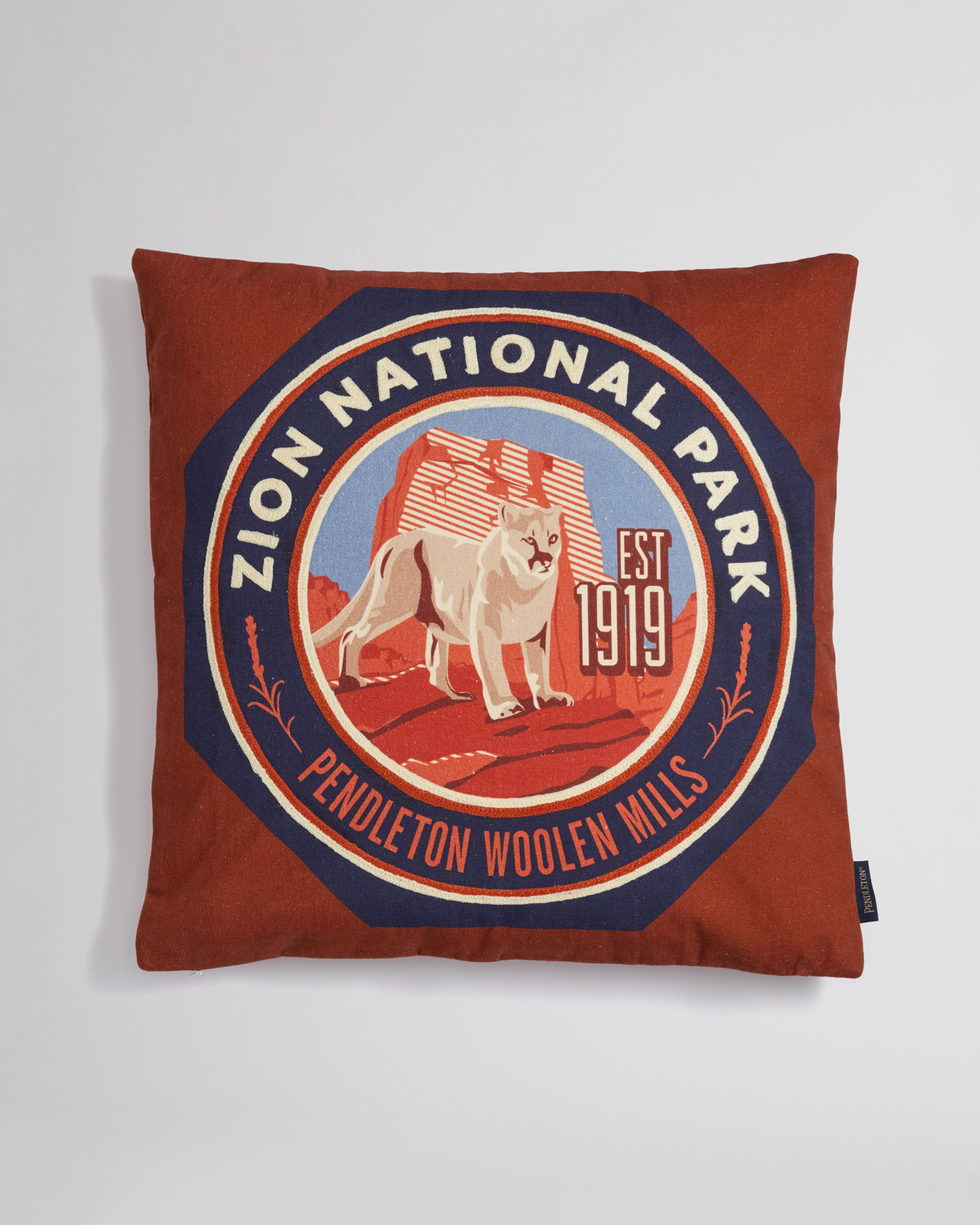 ZION NATIONAL PARK PATCH PILLOW