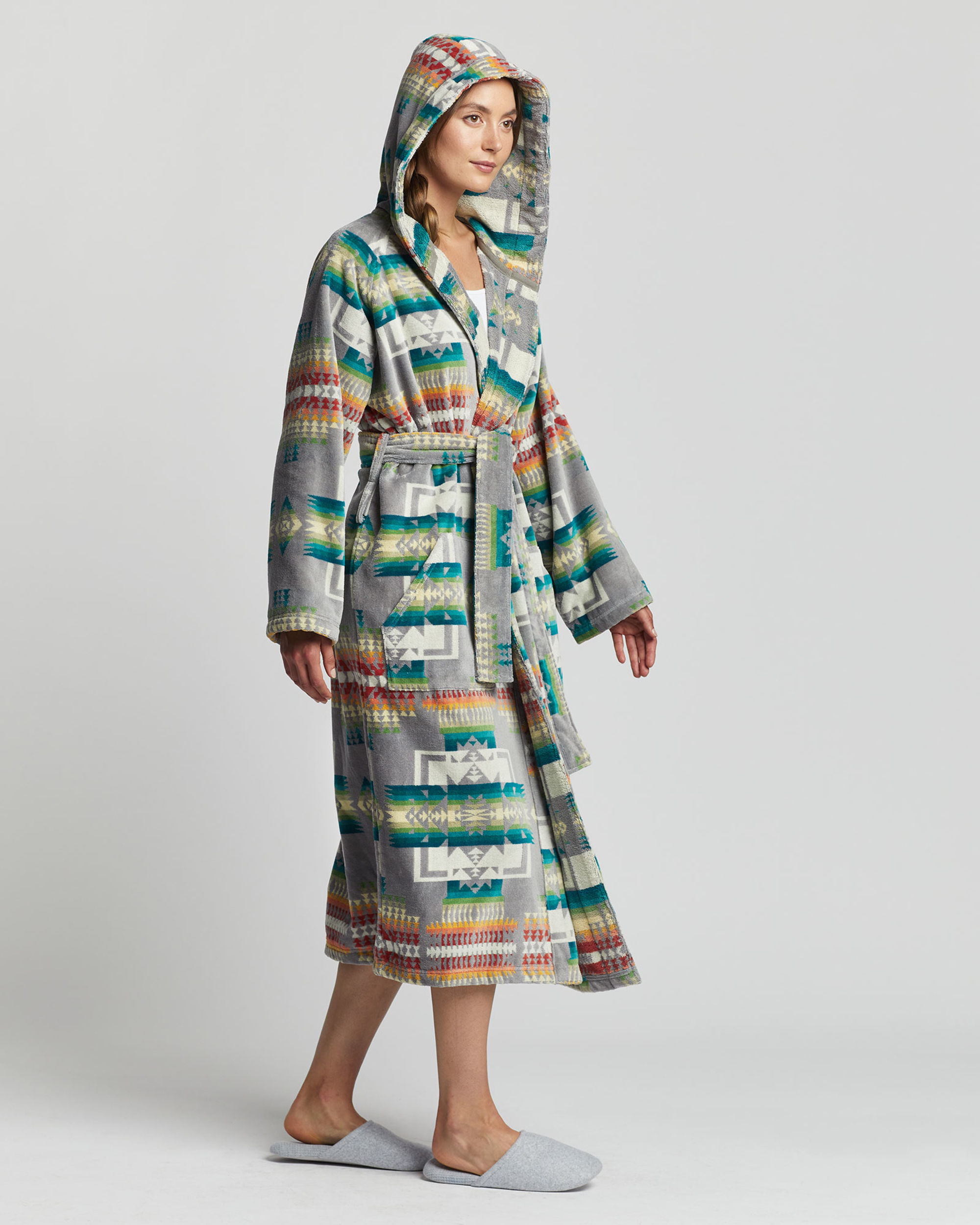 UNISEX COTTON TERRY VELOUR ROBE