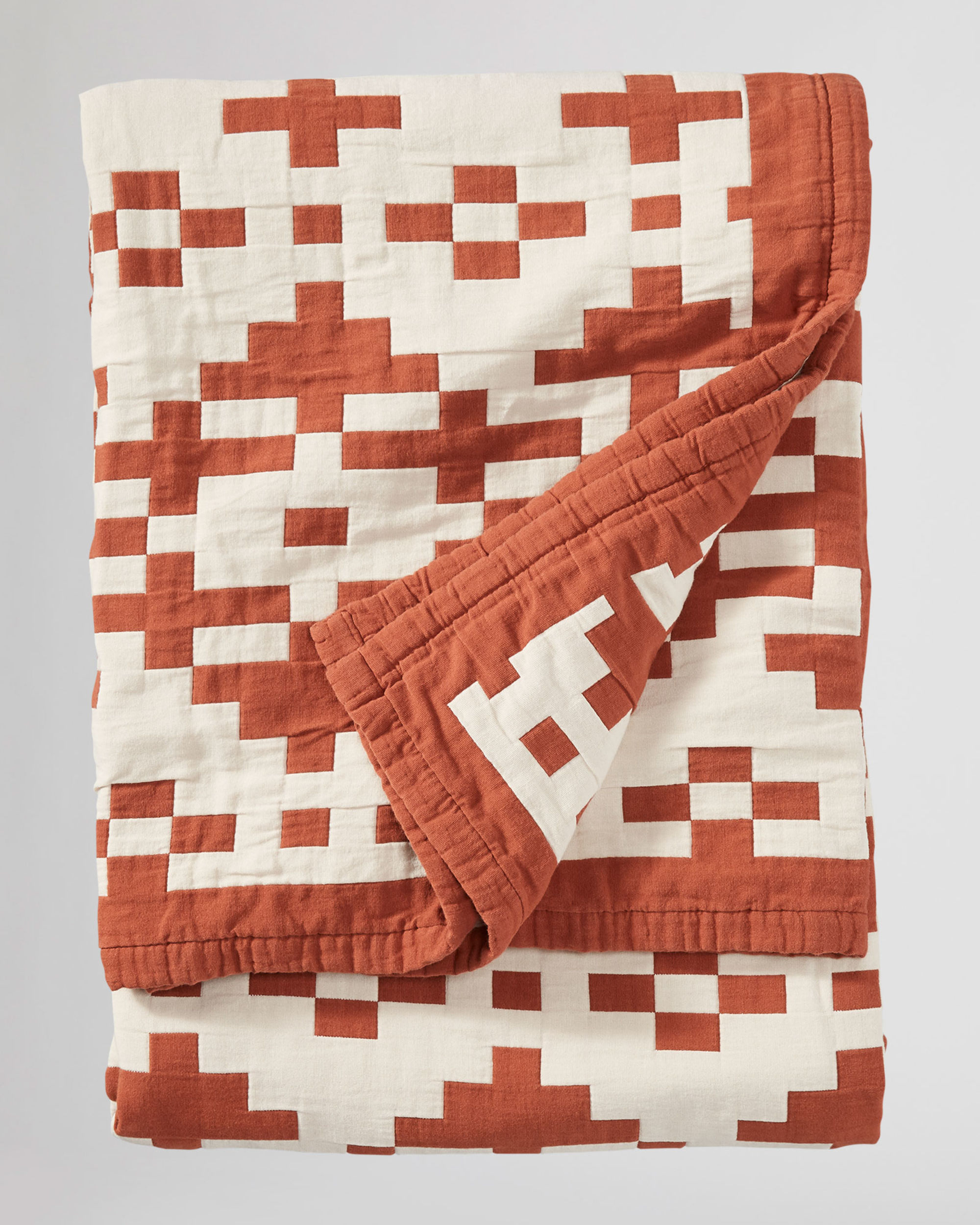 ECHO BLUFF COTTON MATELASSE COVERLET