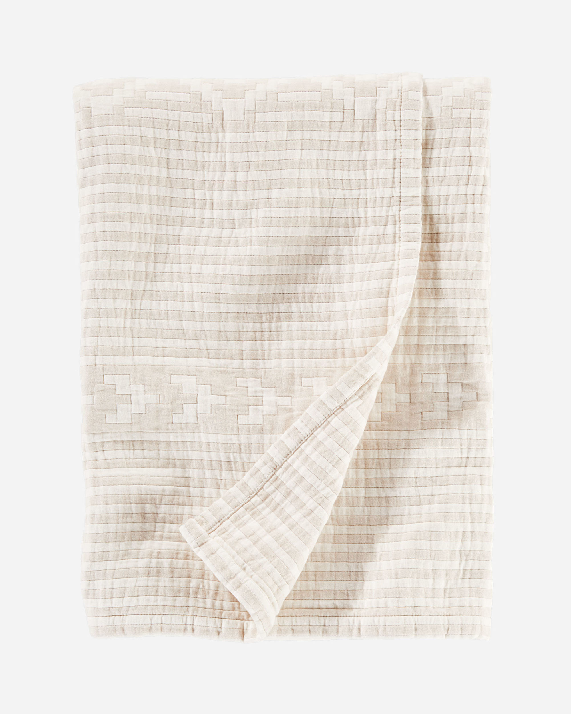 GANADO COTTON MATELASSE COVERLET