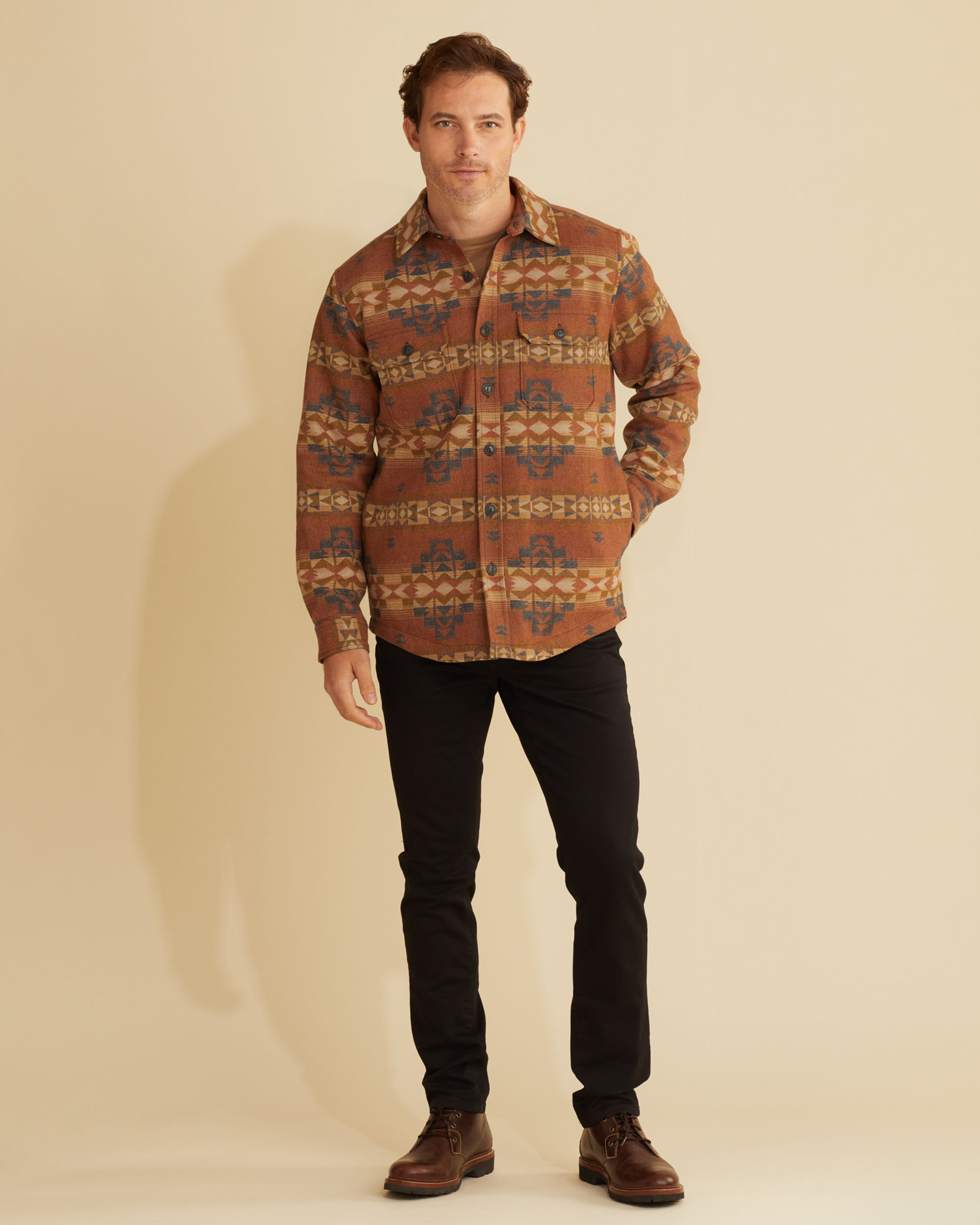 MEN'S DESERT DAWN QUILTED SHIRT JACKET