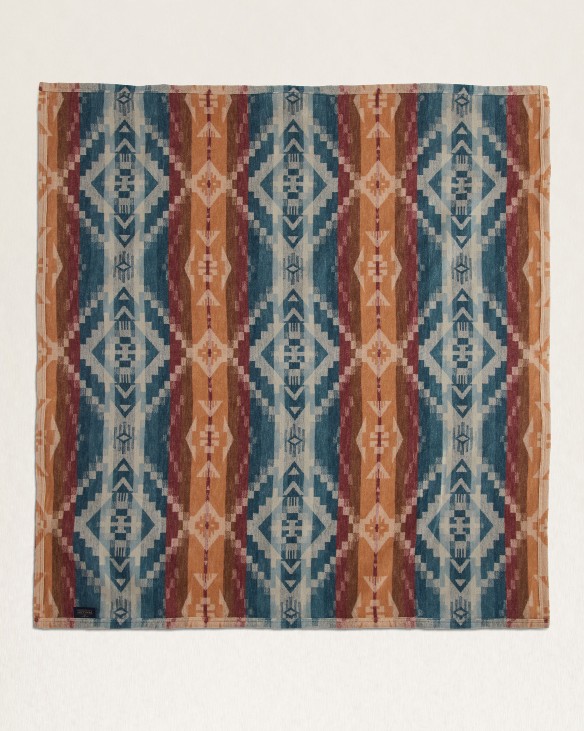 CARICO LAKE/STRIPE ORGANIC COTTON THROW GIFT PACK