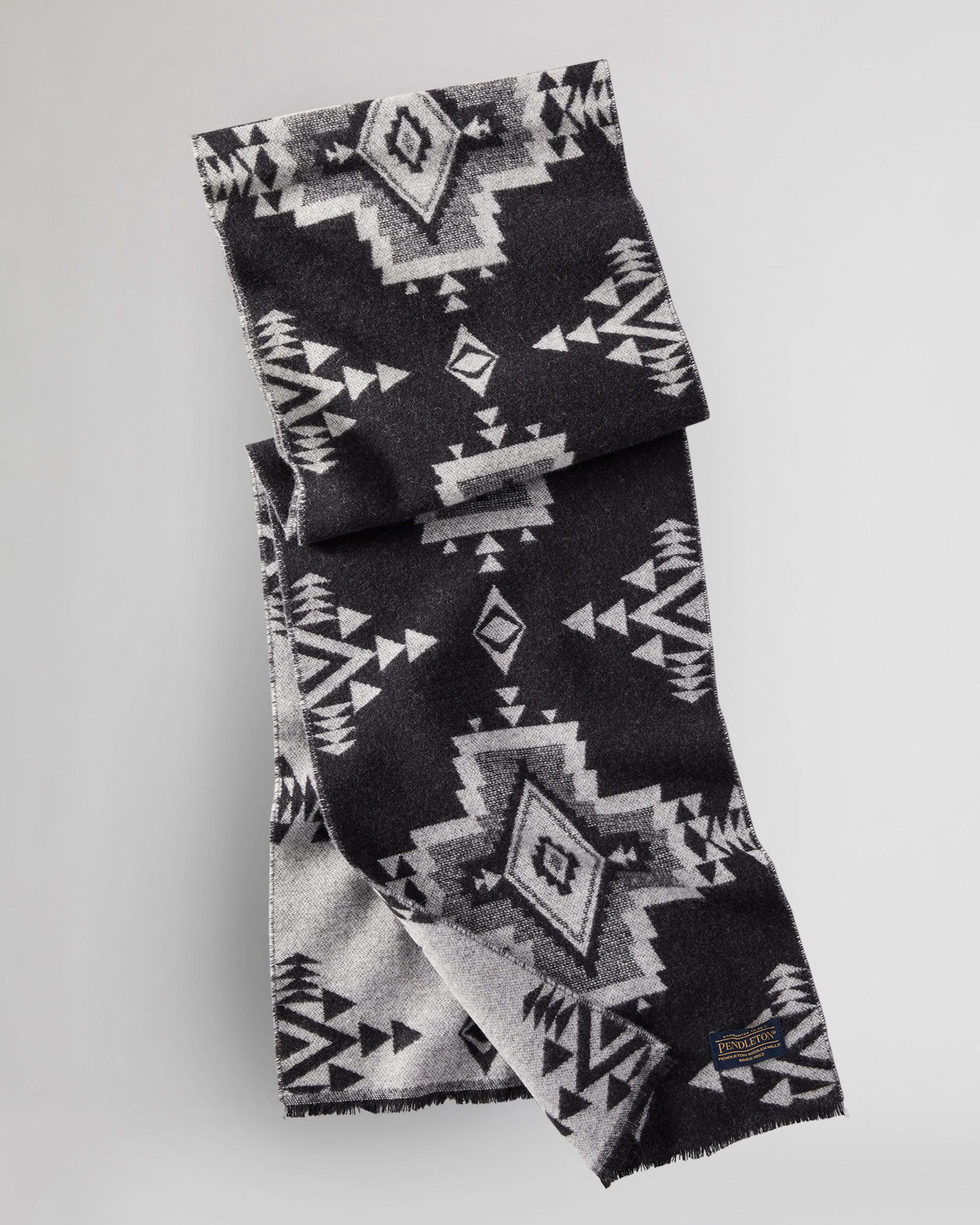WOOL JACQUARD SCARF
