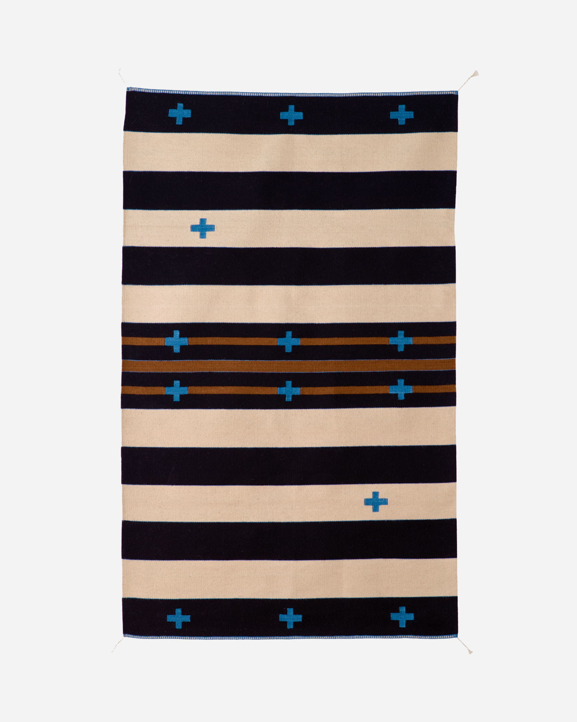TURQUOISE CROSSES RUG