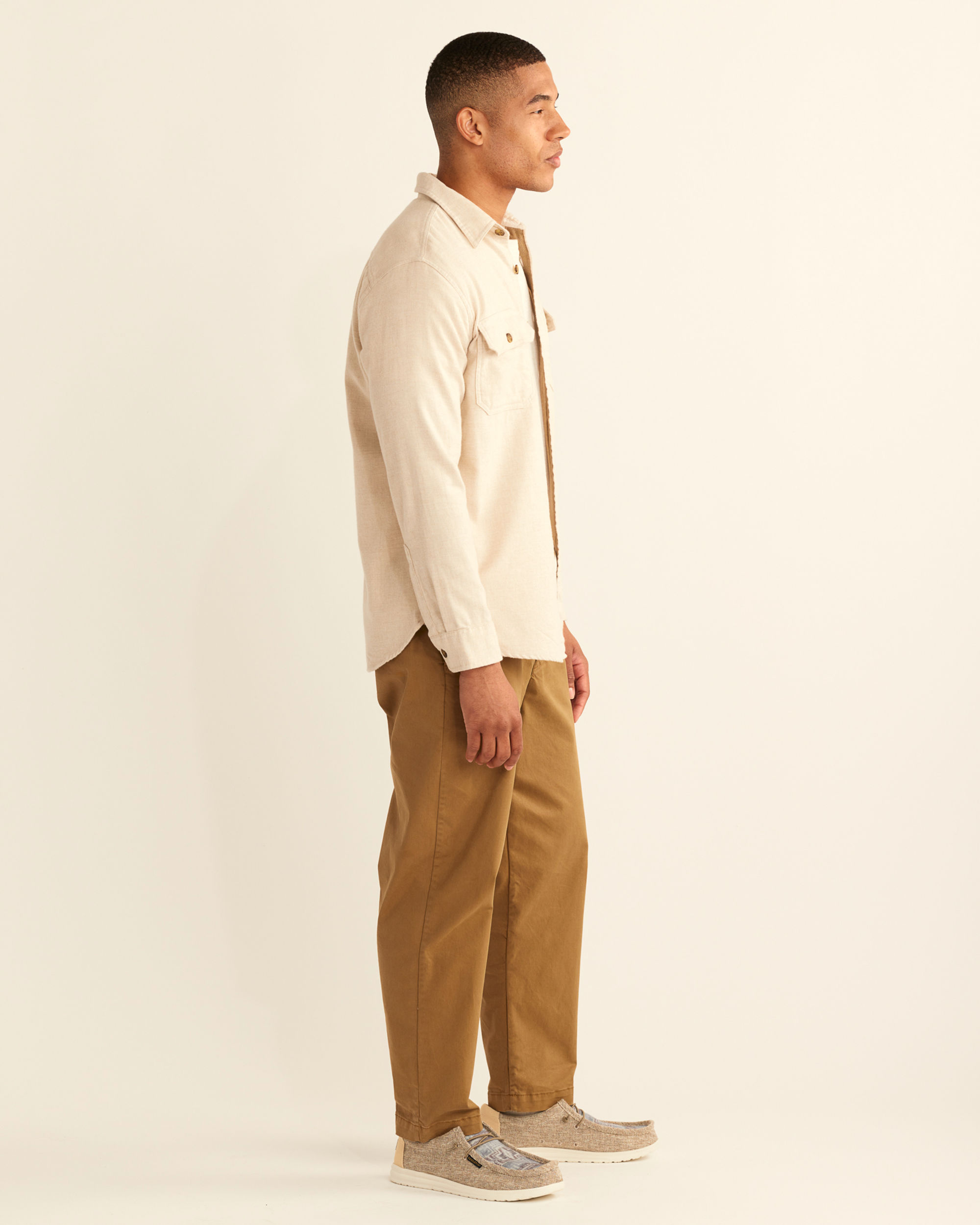 MEN'S BURNSIDE DOUBLE-BRUSHED FLANNEL SHIRT