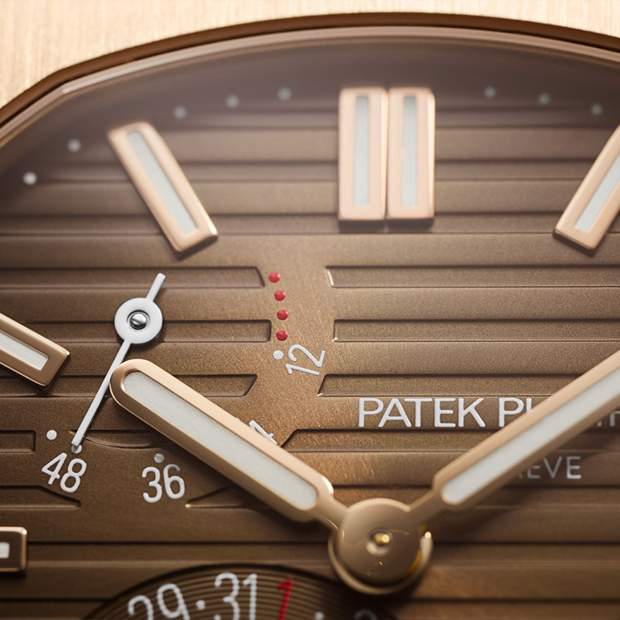 Patek Philippe Nautilus Moon Phase Rose Gold Watch 5712/1R-001