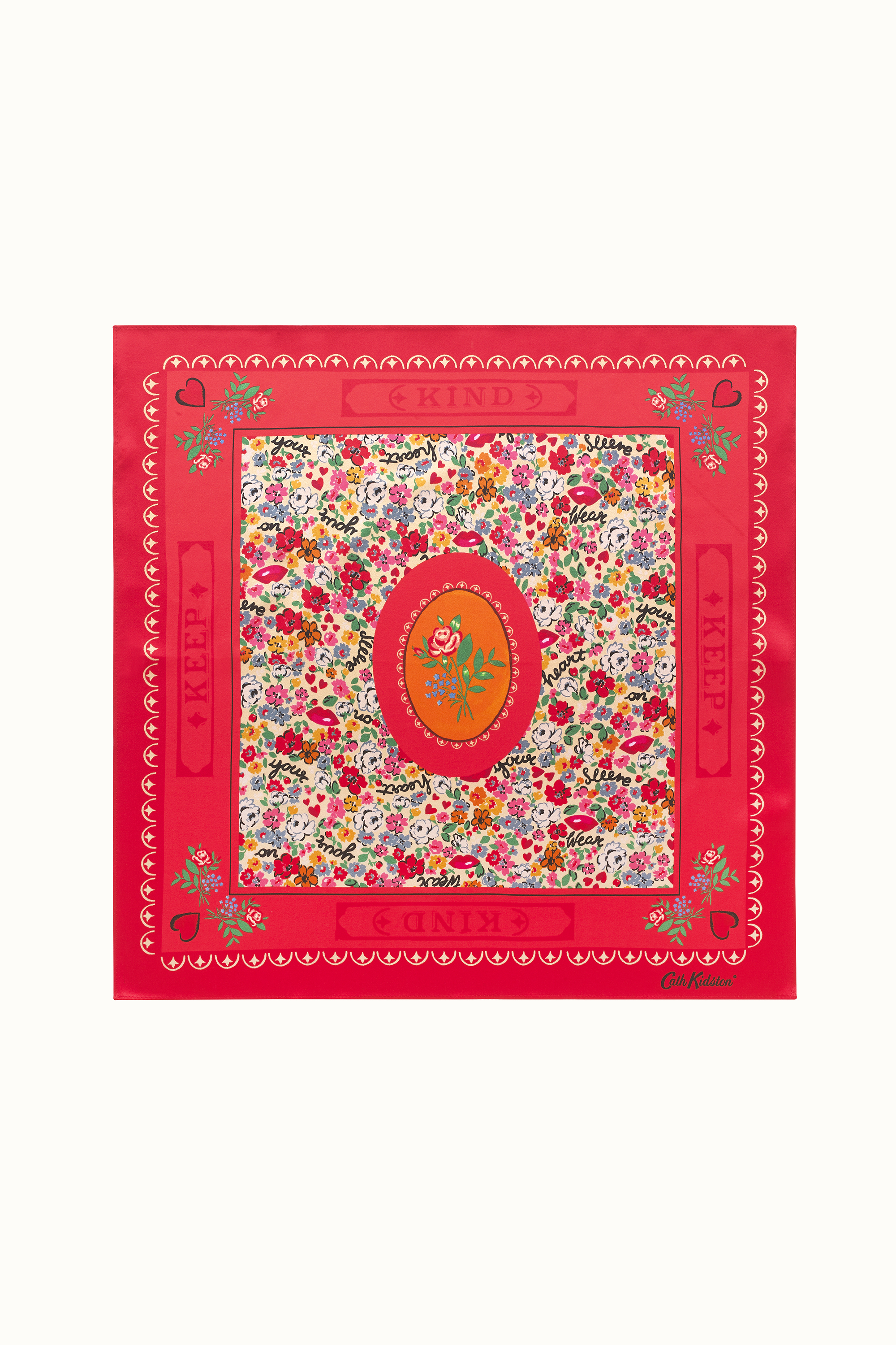 Keep Kind Affirmation Silk Scarf