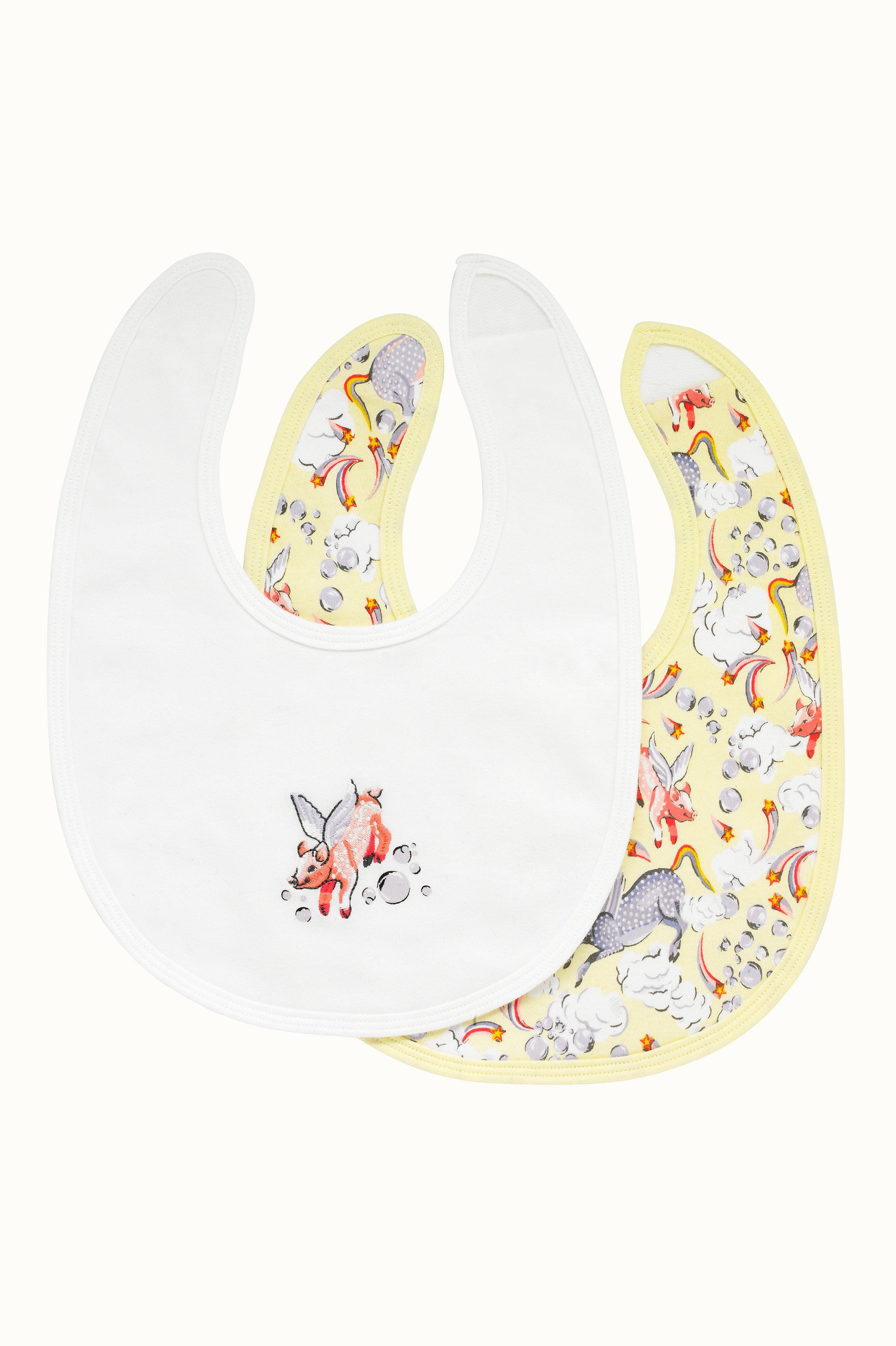 Unicorn Set of 2 Soft Bibs