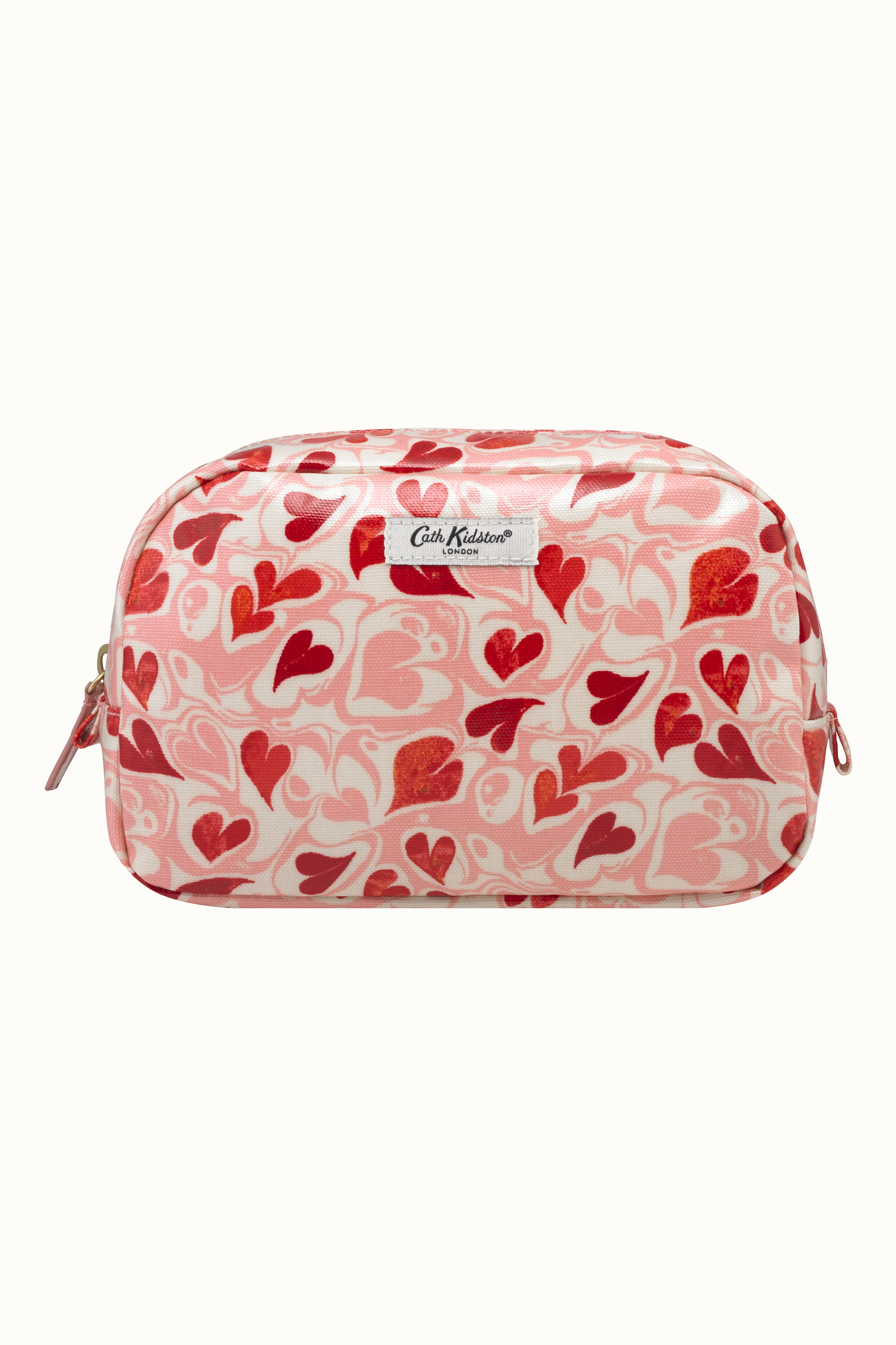Marble Hearts Ditsy Classic Cosmetic Case