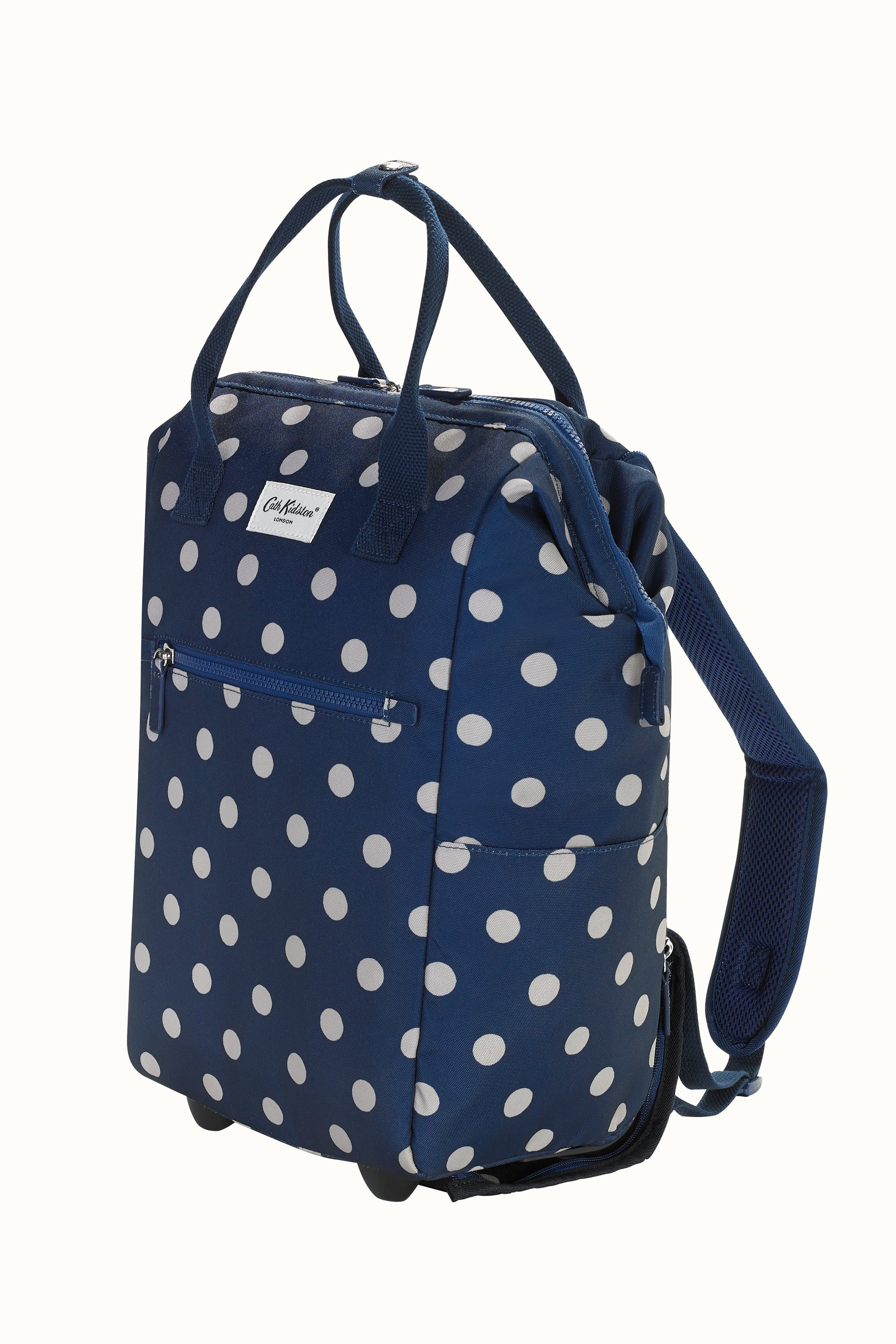 Button Spot Frame Wheeled Backpack