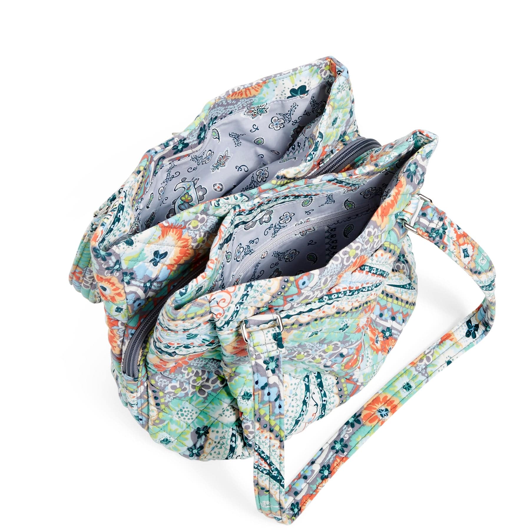 Multi-Compartment Shoulder Bag