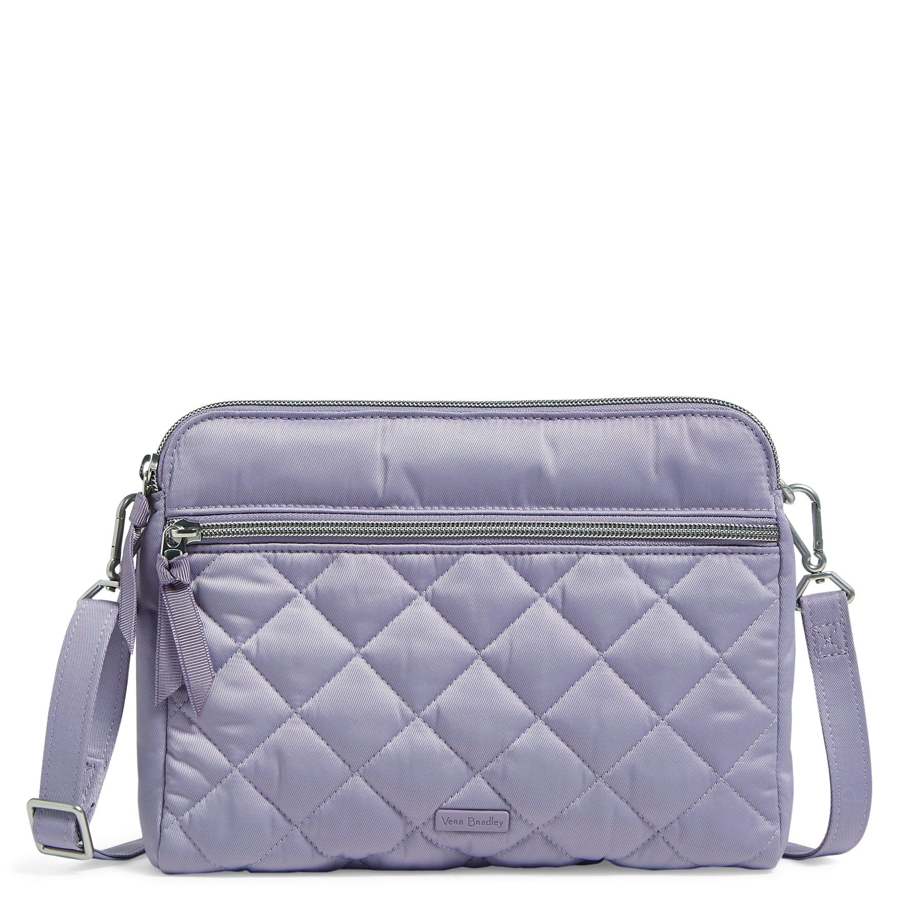 Triple Compartment Crossbody Bag