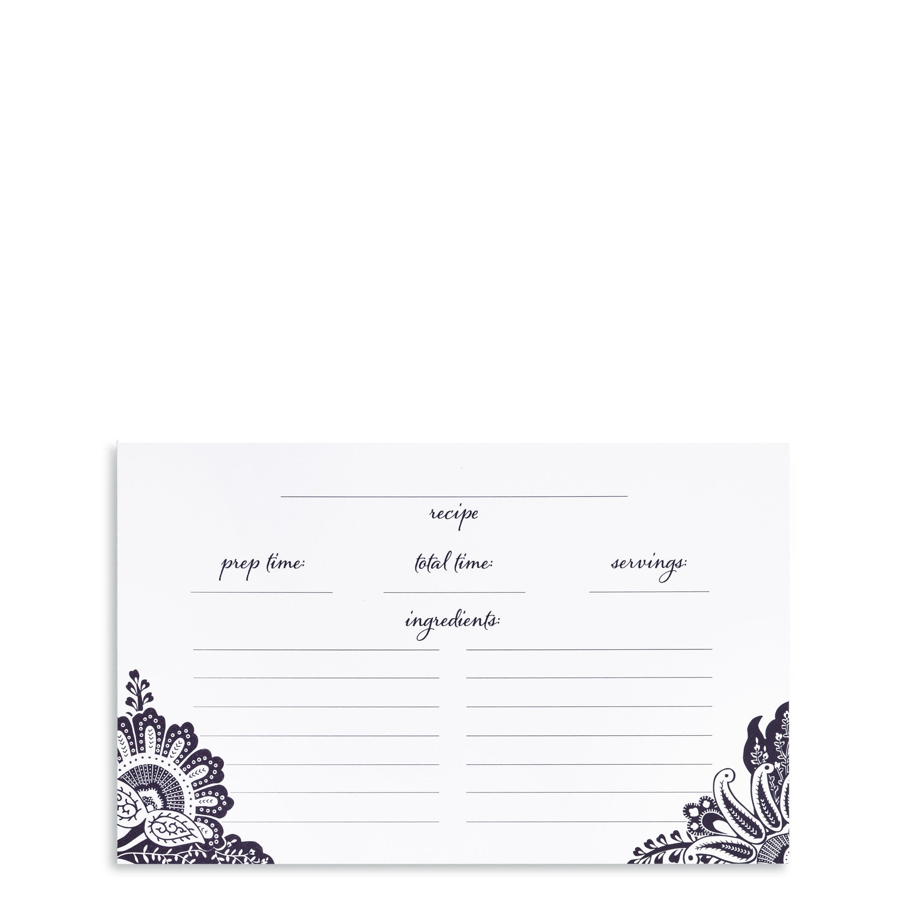 Recipe Tin Box
