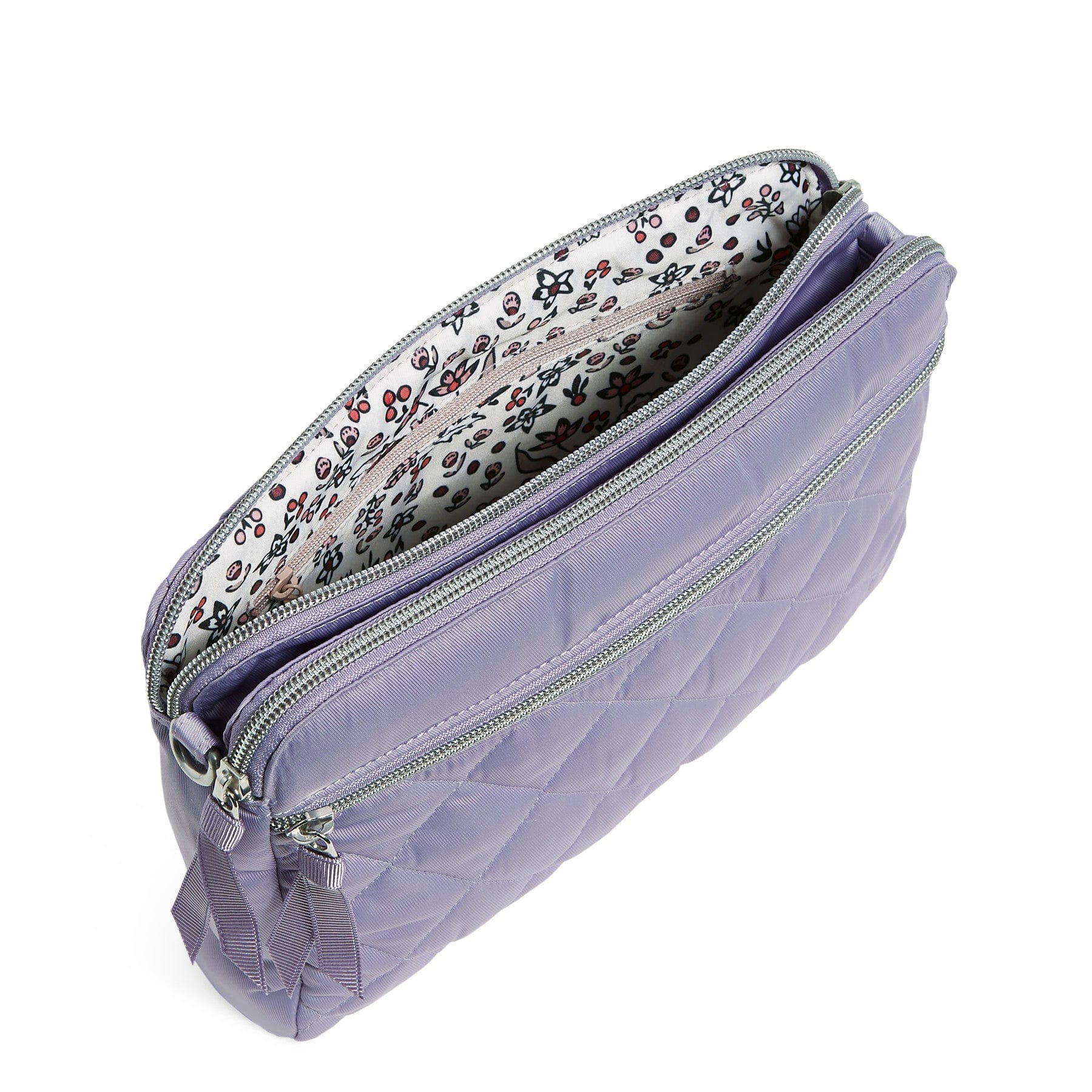 Triple Compartment Crossbody Bag