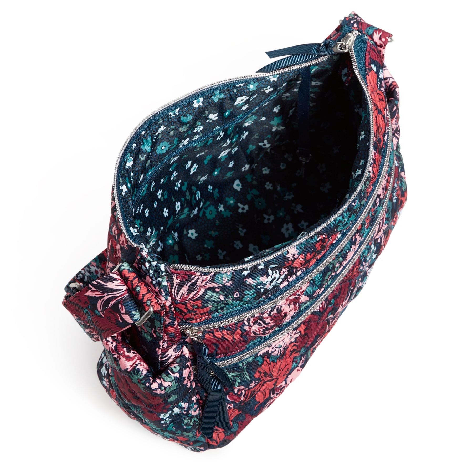 Triple Zip Shoulder Bag