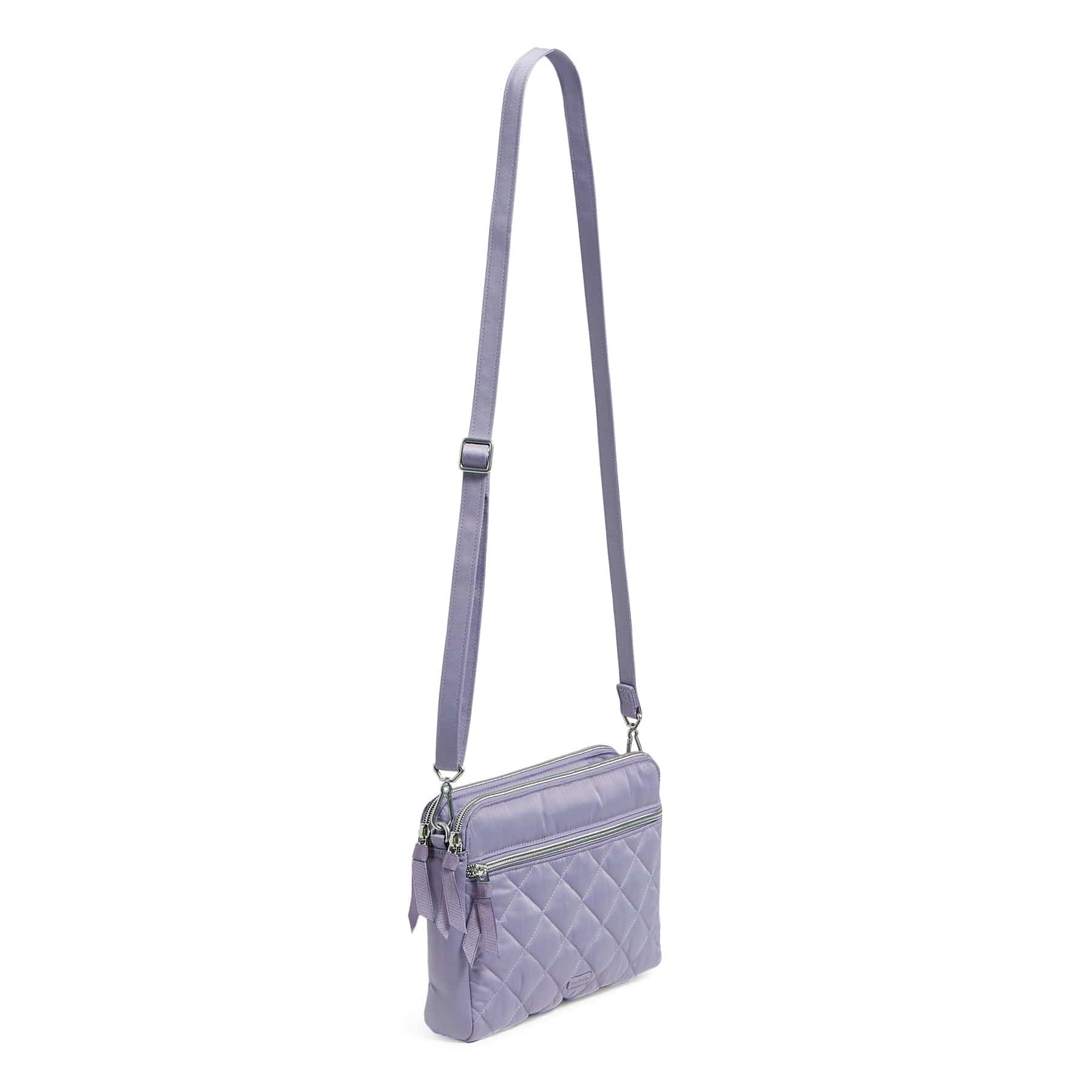 Triple Compartment Crossbody Bag