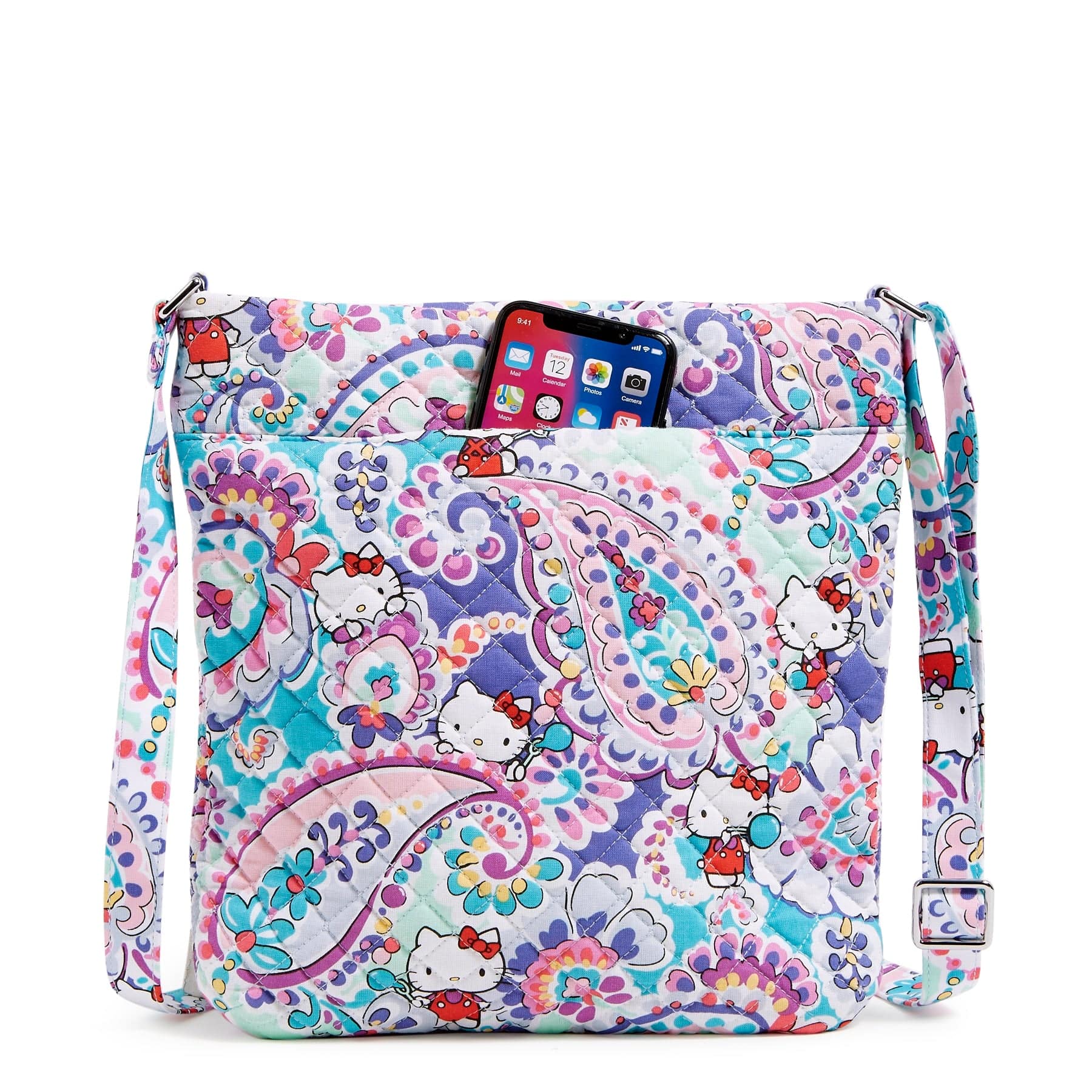Hello Kitty® Triple Zip Hipster Crossbody Bag
