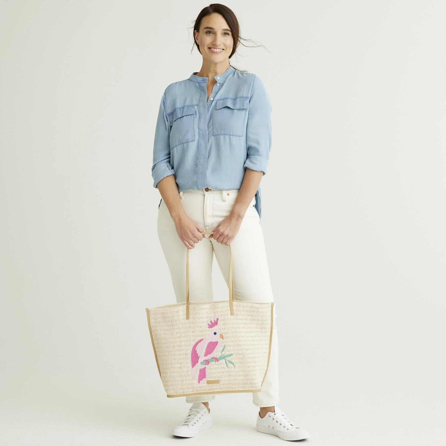 Straw Tote Bag