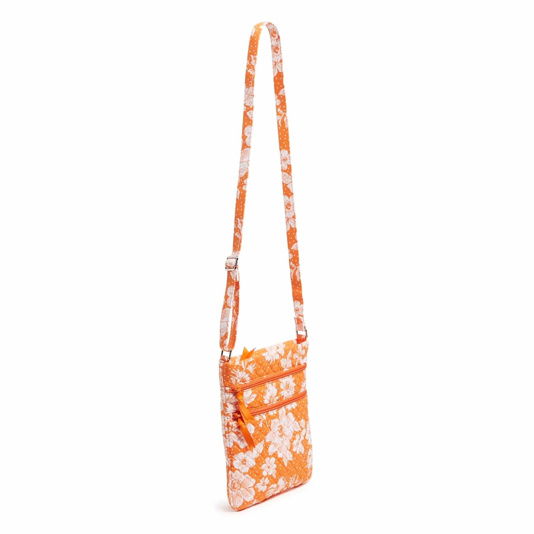 Triple Zip Hipster Crossbody Bag